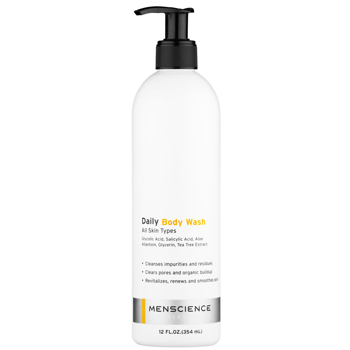 Menscience Daily Body Wash (354ml) Shower Gels & Washes Menscience