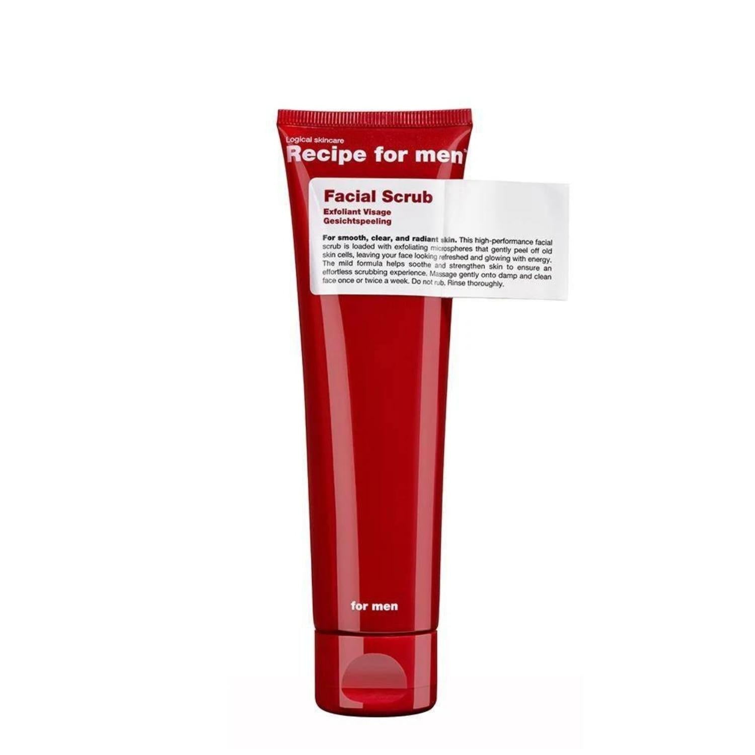 Recipe For Men Facial Scrub (100ml) Scrubs Recipe For Men