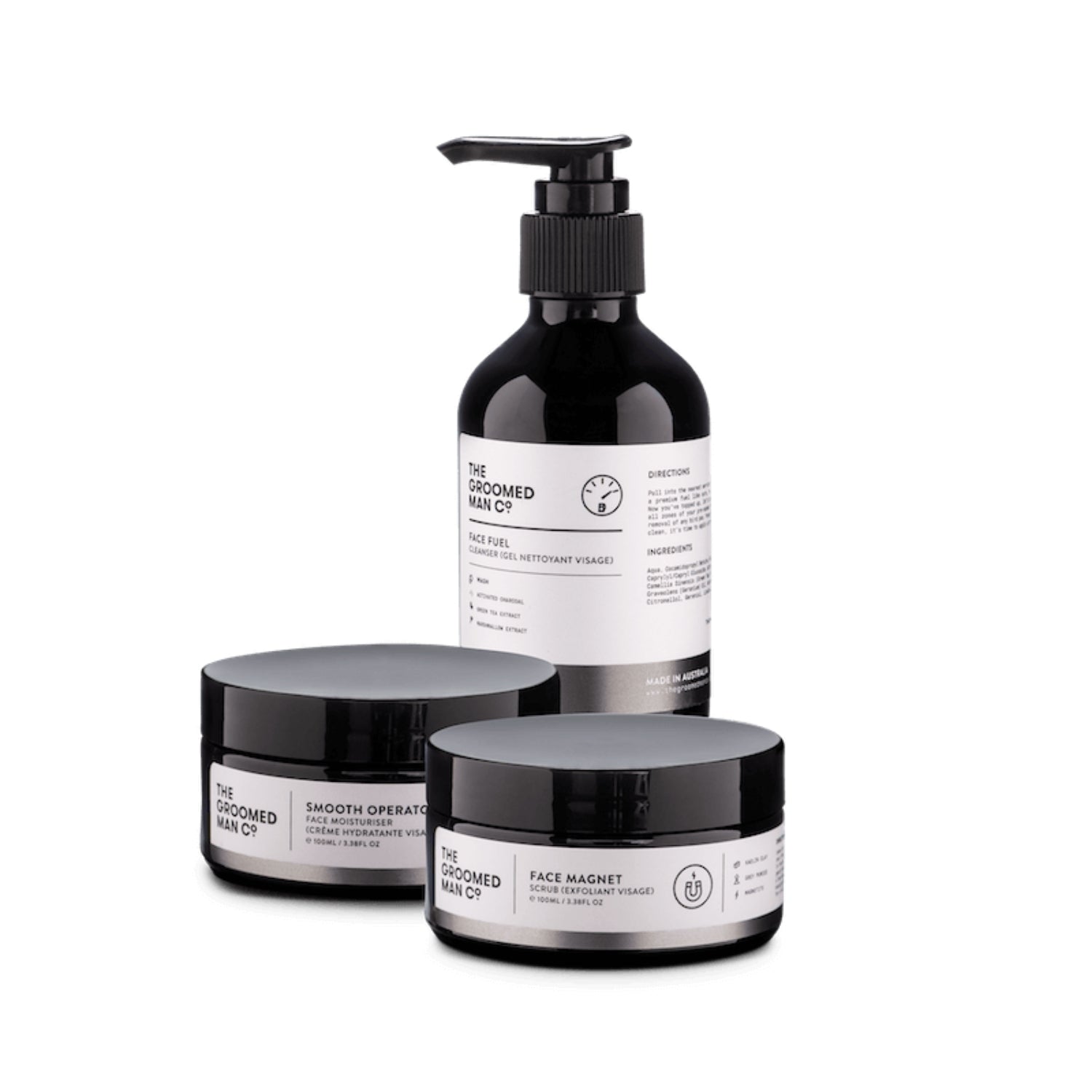The Groomed Man Co Fresh Face Kit Face Sets The Groomed Man Co.