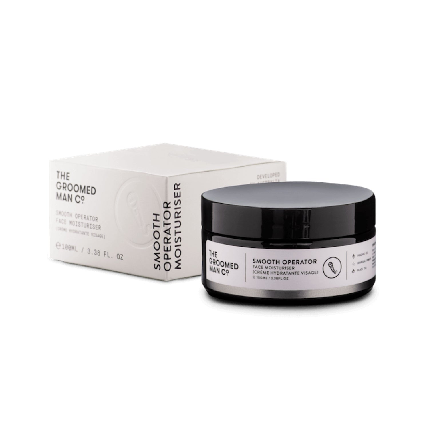 The Groomed Man Co. Smooth Operator Face Moisturiser (100ml) Moisturizers The Groomed Man Co.