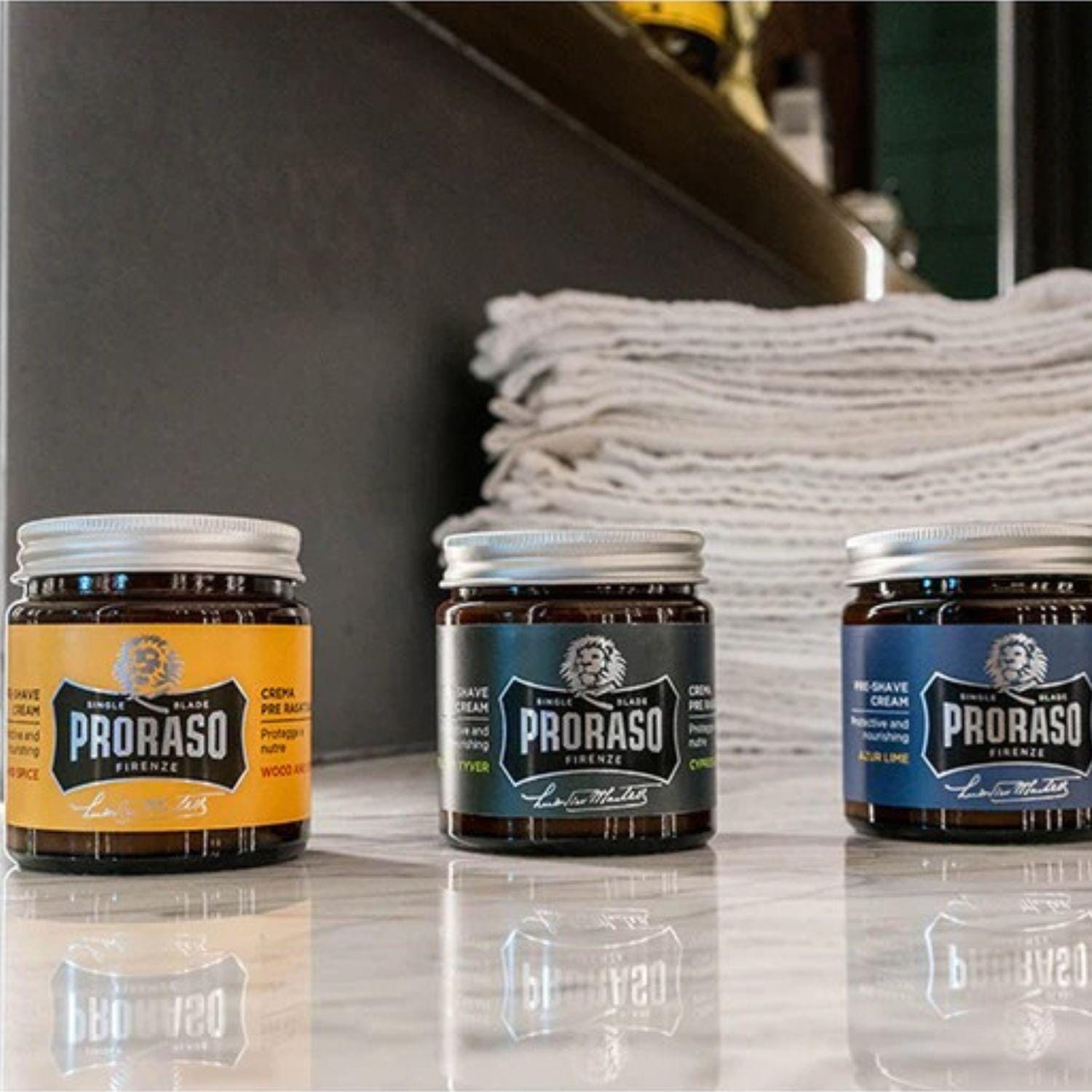 Proraso Single Blade Pre-Shave Cream - Azur Lime (100ml) Pre-Shave Proraso 