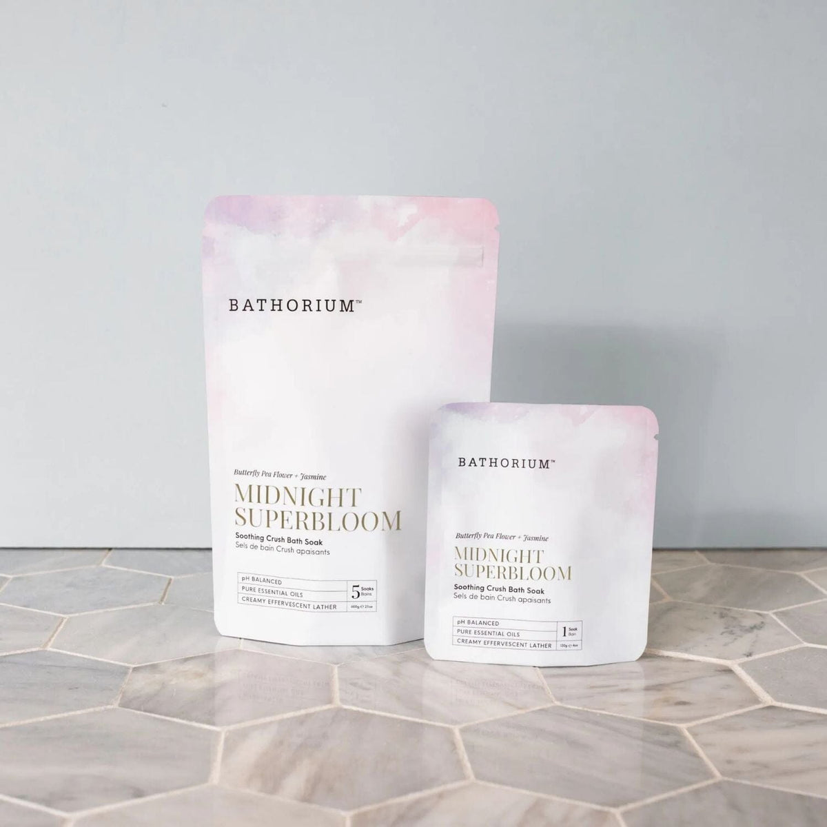Bathorium Crush Relaxing Bath Soak - Midnight Superbloom (Size Options) Bath Salt / Soaks Bathorium 