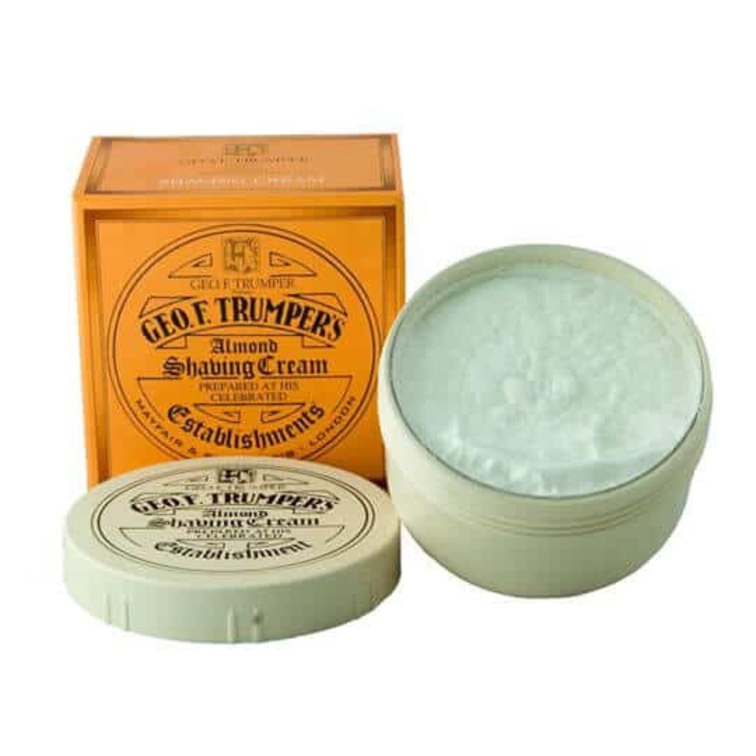 Geo. F. Trumper Almond Shaving Cream (size options) Shaving Creams Geo. F. Trumper Jar (200g) 