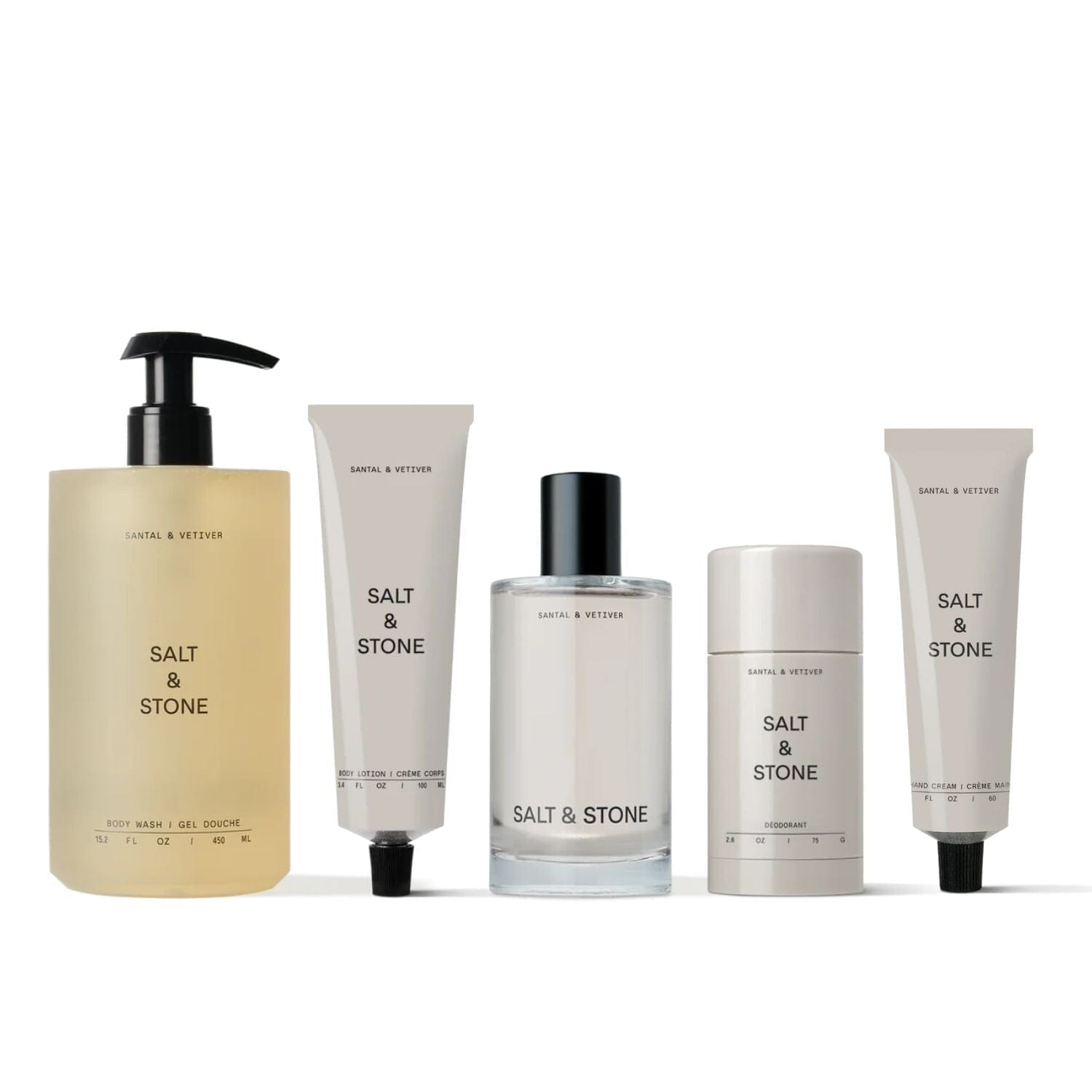 Salt & Stone Formula No 1 Extra Strength Natural Deodorant - Santal & Vetiver (75g) Deodorants & Antiperspirants Salt & Stone 