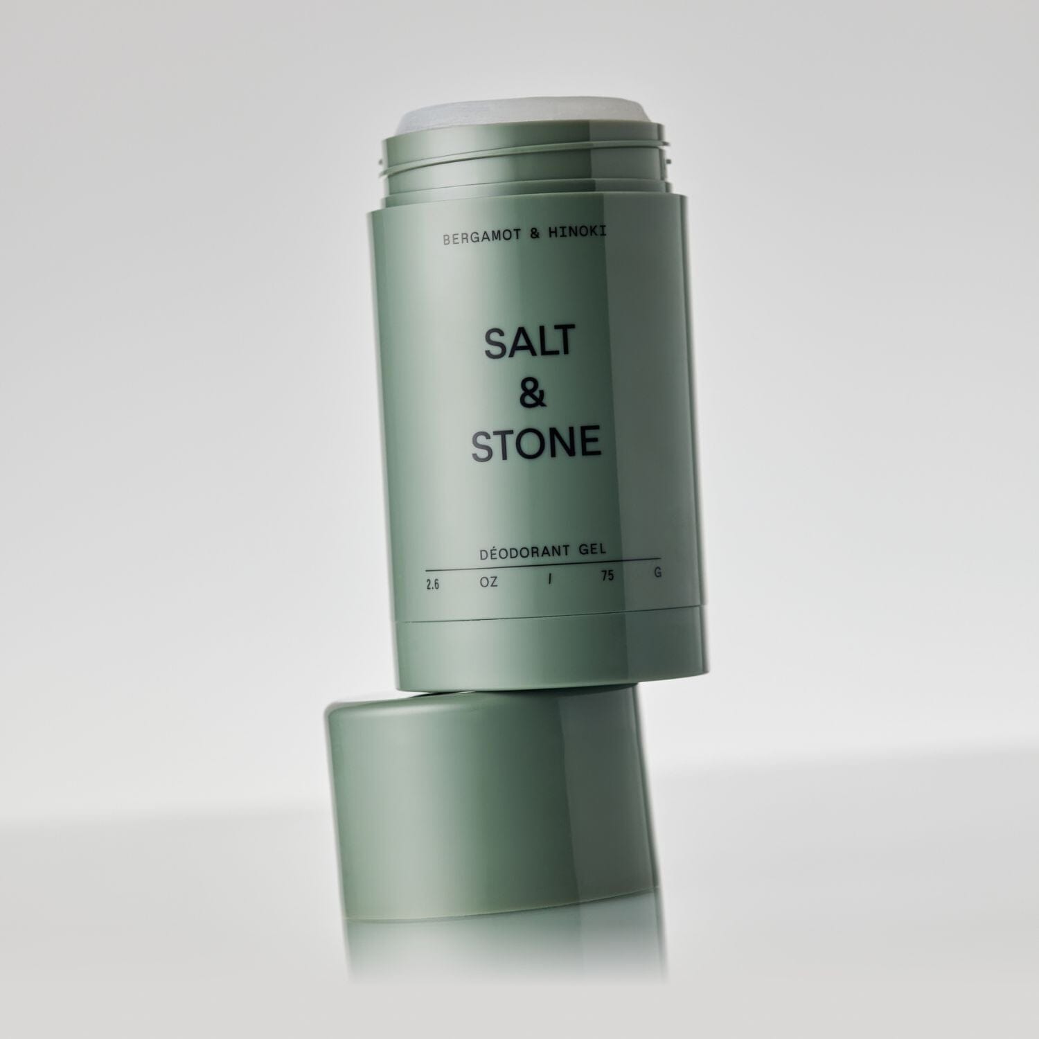 Salt & Stone Deodorant Gel For Sensitive Skin - Bergamot & Hinoki (75g) Deodorants & Antiperspirants Salt & Stone 
