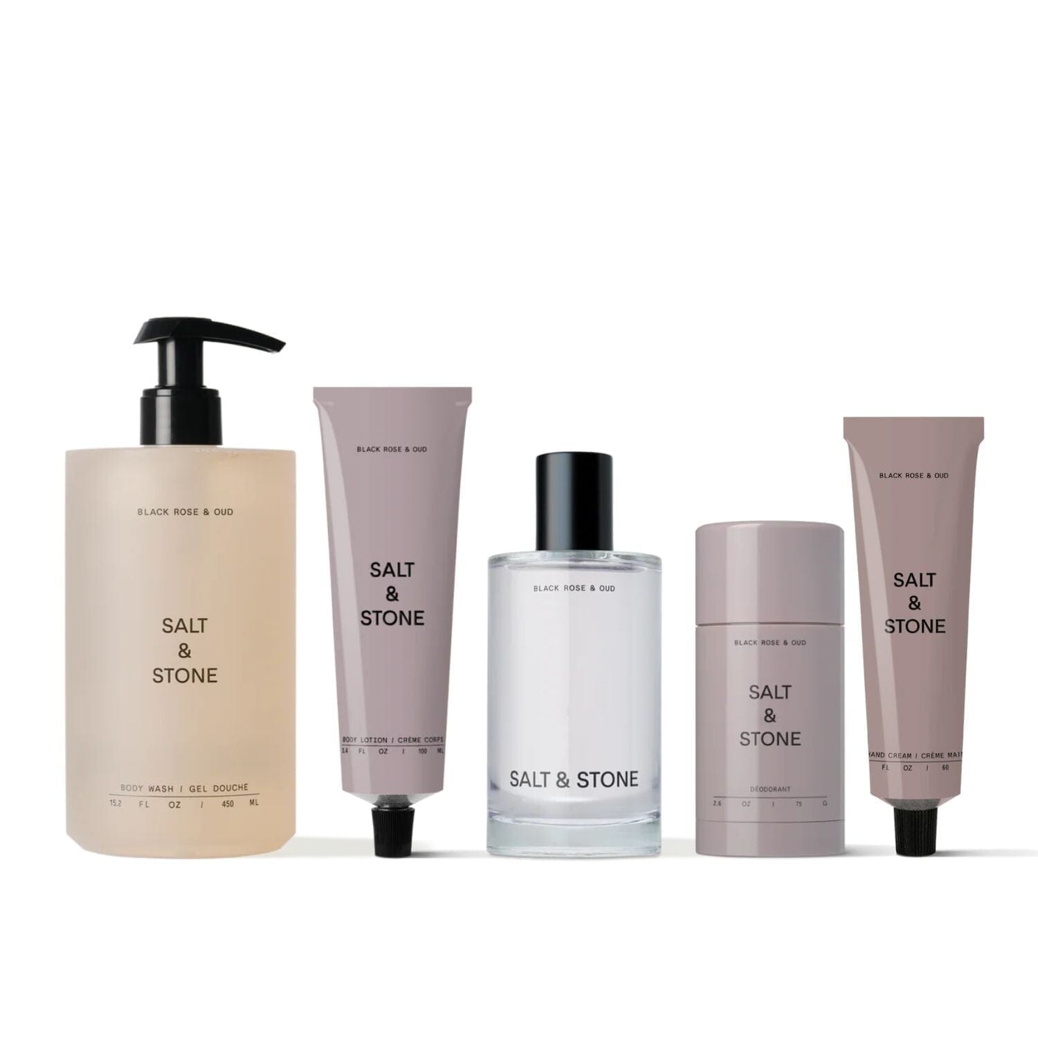 Salt & Stone Formula No 1 Extra Strength Natural Deodorant - Black Rose & Oud (75g) Deodorants & Antiperspirants Salt & Stone 
