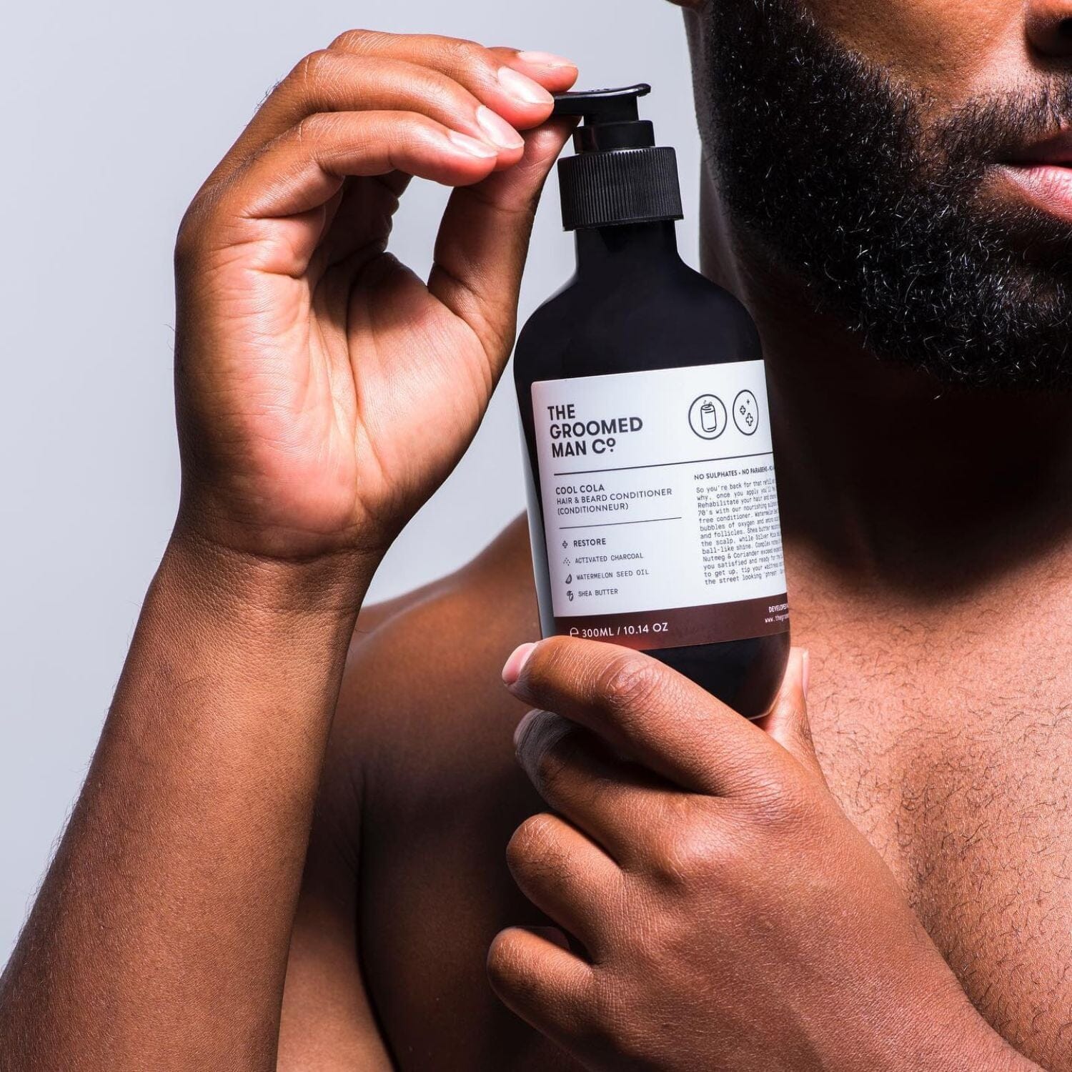 The Groomed Man Co. Cool Cola Hair + Beard Conditioner (300ml) Conditioners The Groomed Man Co. 