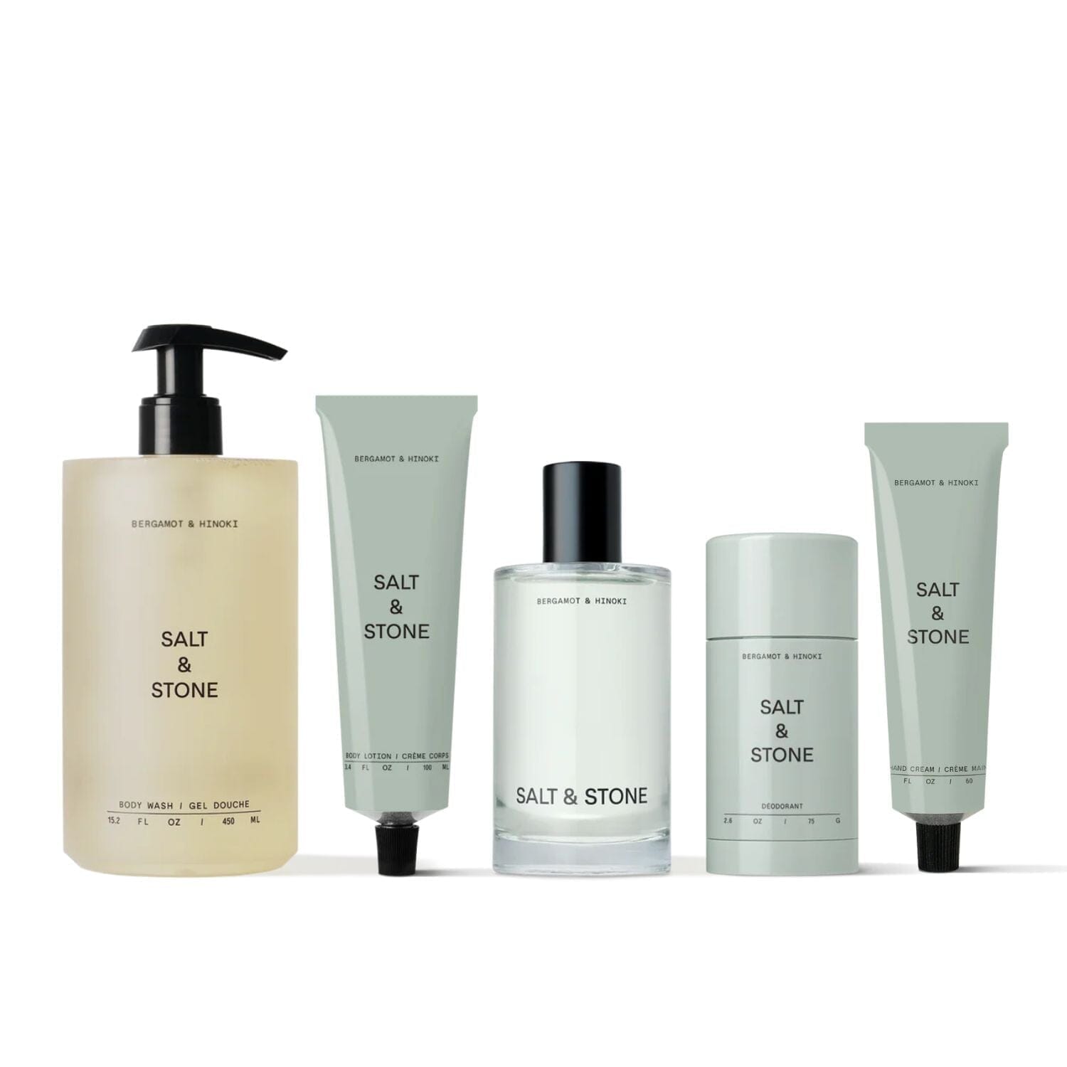 Salt & Stone Formula No 2 Natural Deodorant Gel For Sensitive Skin - Bergamot & Hinoki (75g) Deodorants & Antiperspirants Salt & Stone 