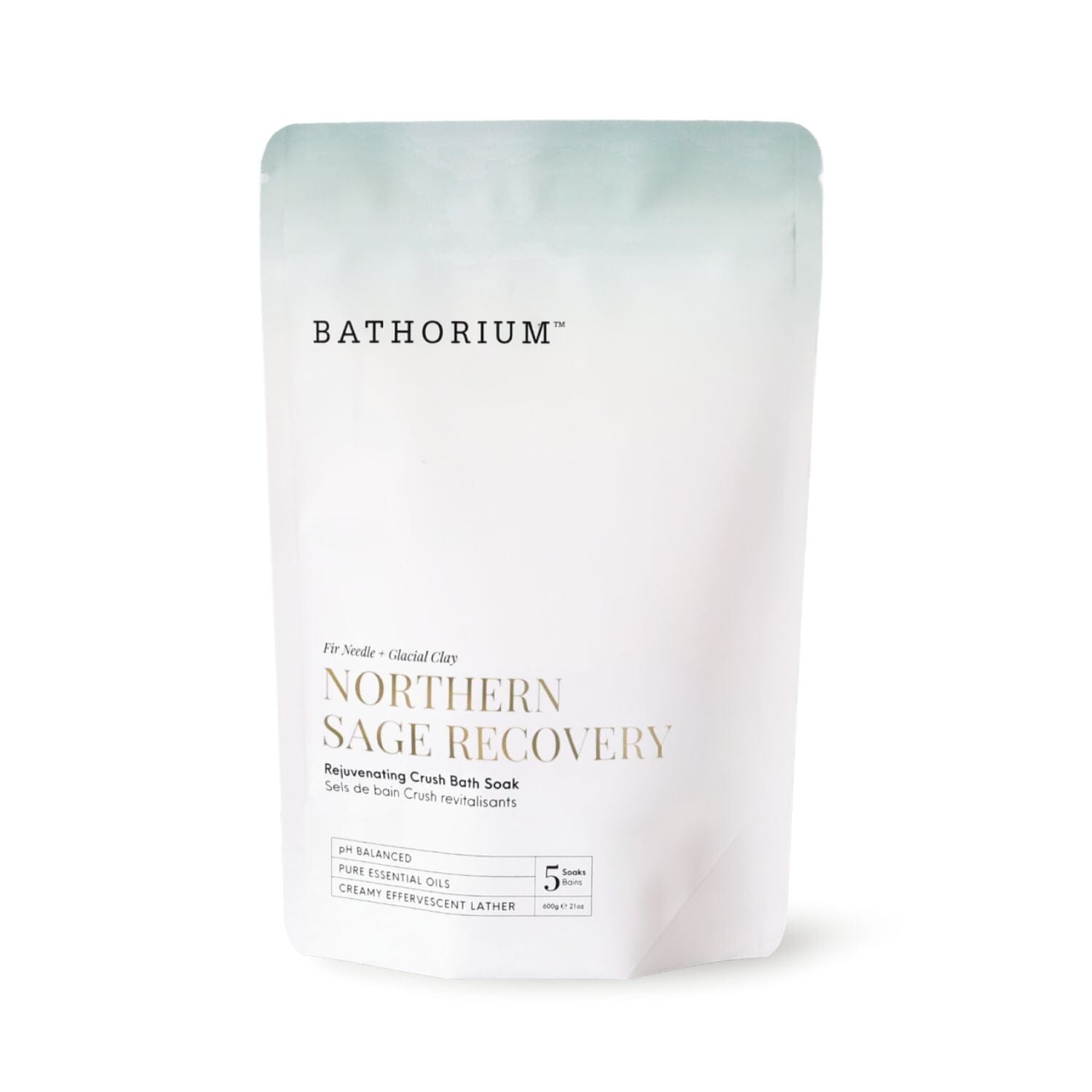 Bathorium Crush Relaxing Bath Soak - Northern Sage Recovery (Size Options) Bath Salt / Soaks Bathorium 600g (5 bath) 