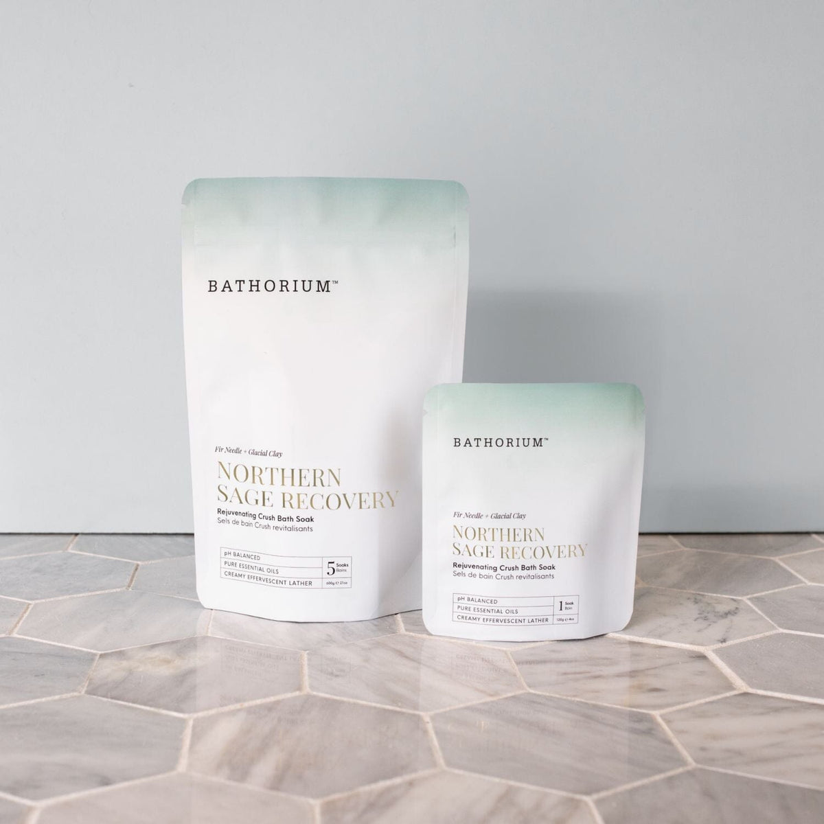Bathorium Crush Relaxing Bath Soak - Northern Sage Recovery (Size Options) Bath Salt / Soaks Bathorium 