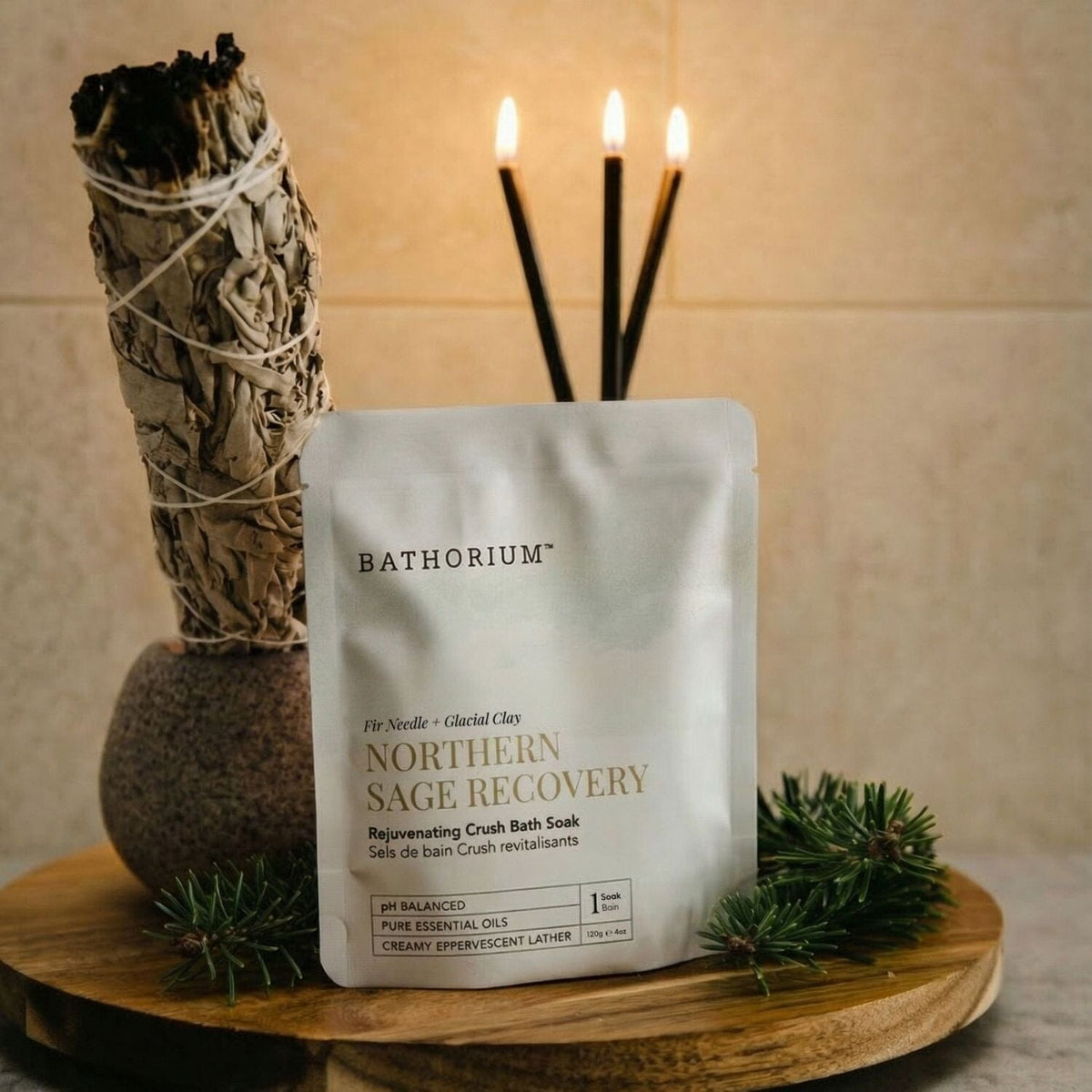 Bathorium Crush Relaxing Bath Soak - Northern Sage Recovery (Size Options) Bath Salt / Soaks Bathorium 
