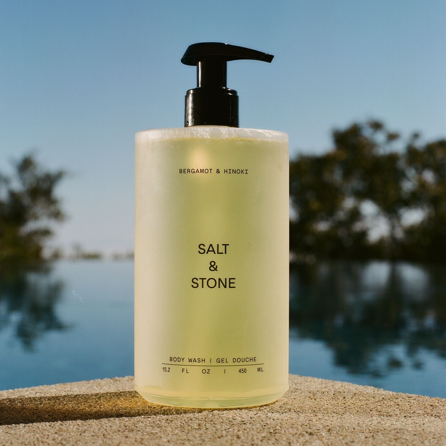 Salt & Stone Antioxidant Body Wash - Bergamot & Hinoki (Size Options) Shower Gels & Washes Salt & Stone