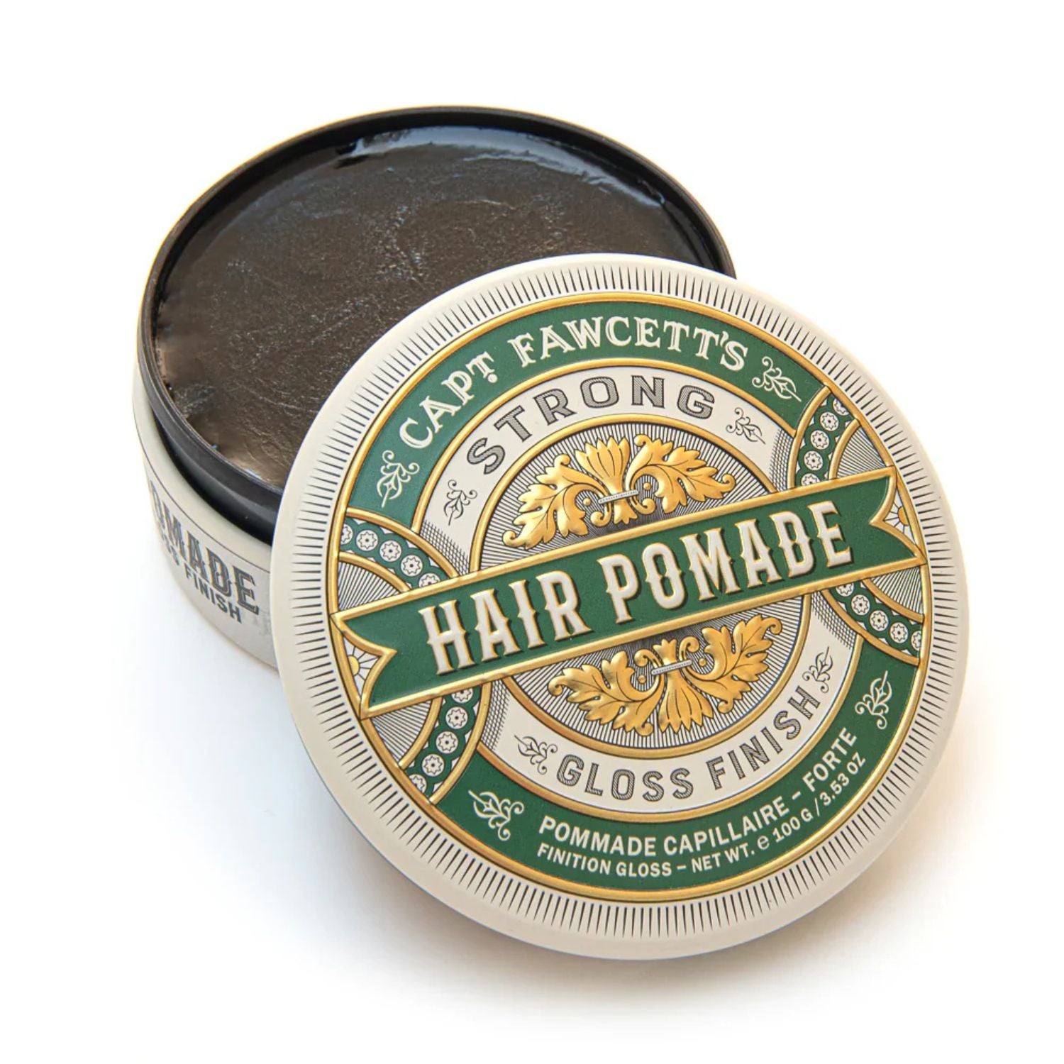 Captain Fawcett Strong Hold Pomade - Green (100g)
