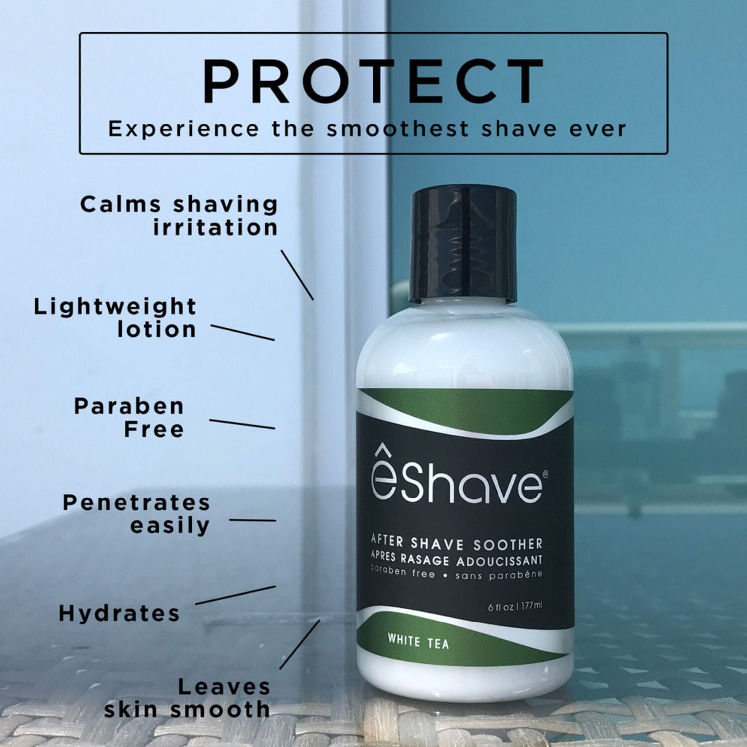 eShave After Shave Soother - White Tea (177ml) Post-Shave eShave 