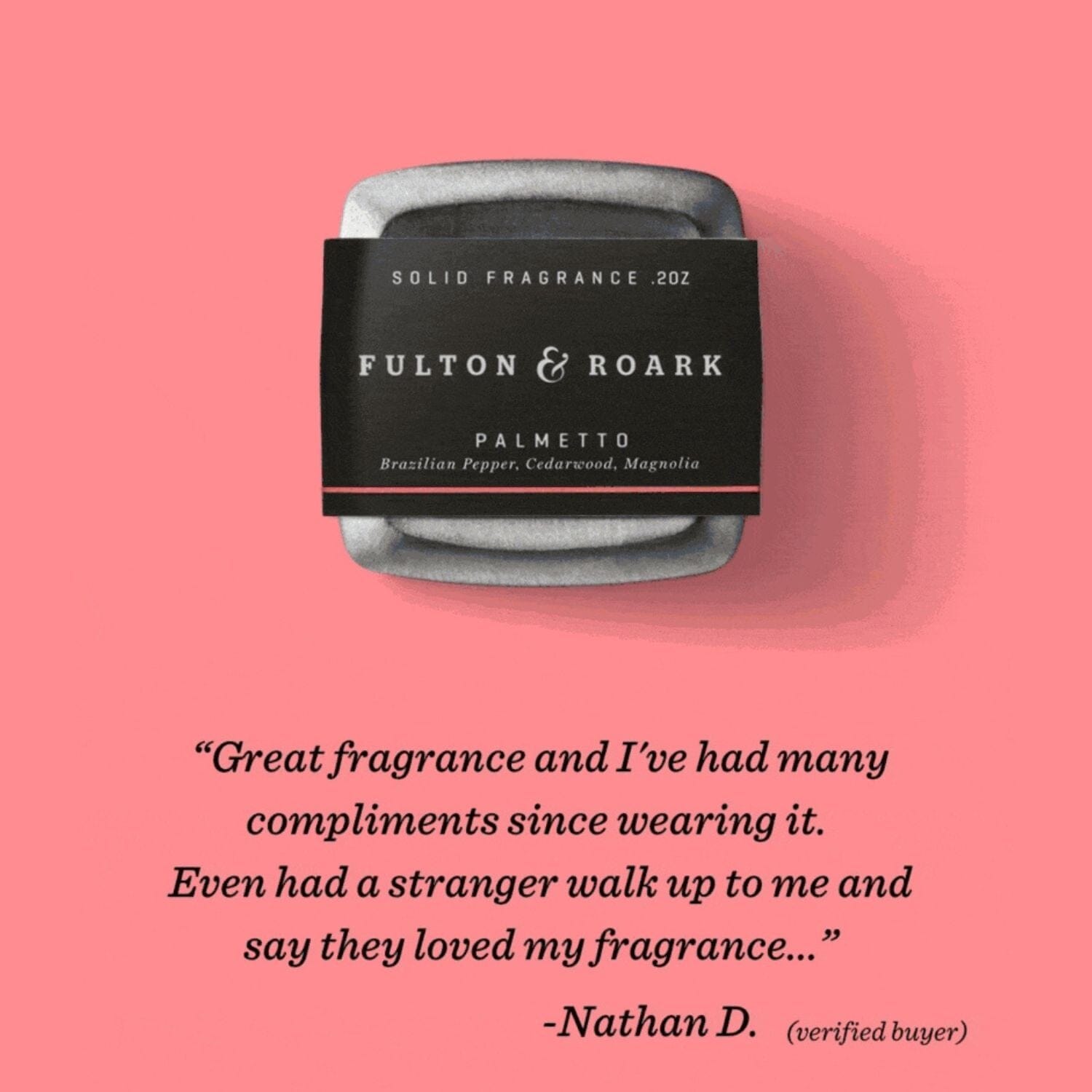 Fulton & Roark Palmetto Solid Cologne (.2oz) Solid Cologne Fulton & Roark 