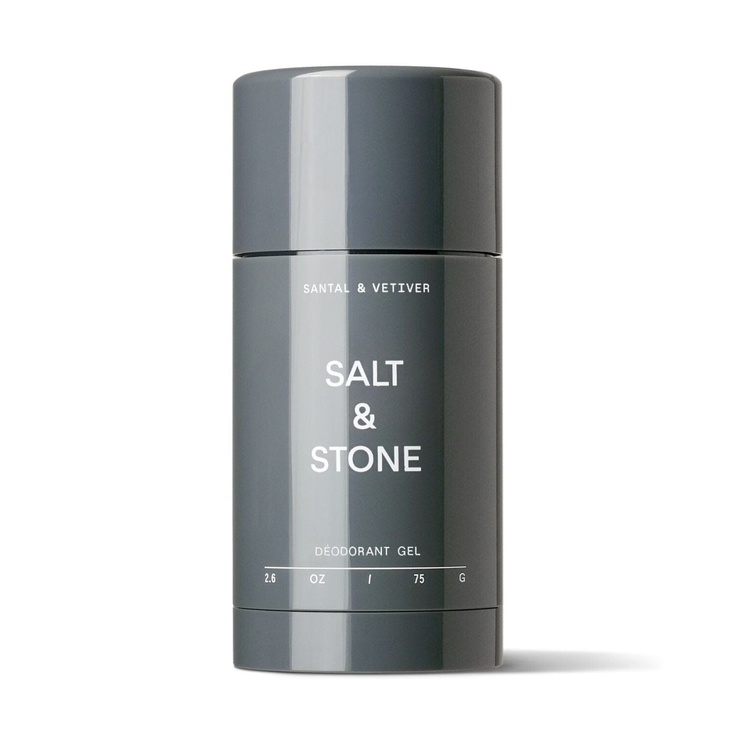 Salt & Stone Deodorant Gel For Sensitive Skin - Santal & Vetiver (75g) Deodorants & Antiperspirants Salt & Stone 