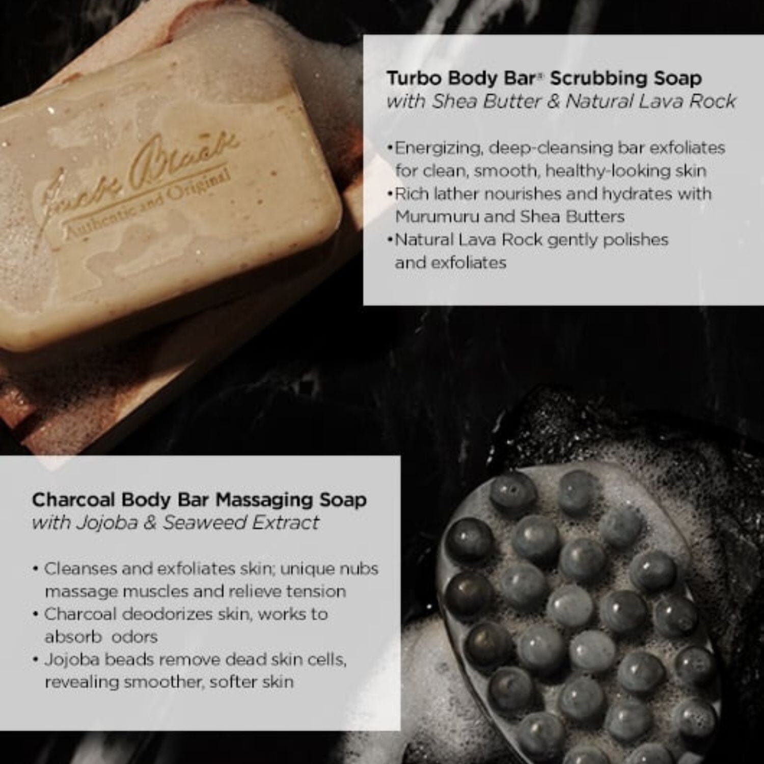 Jack Black Turbo Body Bar Scrubbing Soap (170g) Bar Soaps Jack Black 