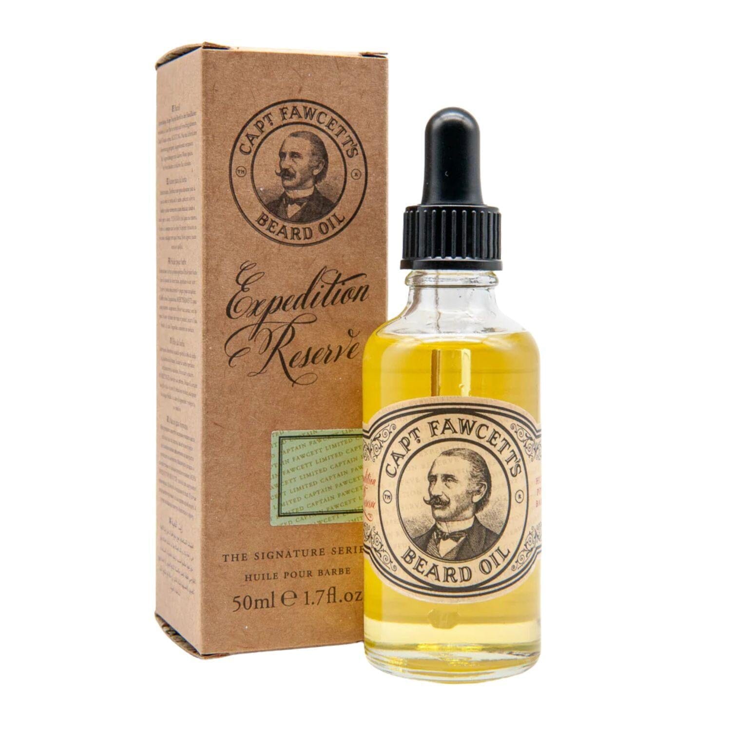 Captain Fawcett's Expedition Reserve Beard Oil (Size Options) Beard OIls Capt. Fawcett 50ml 