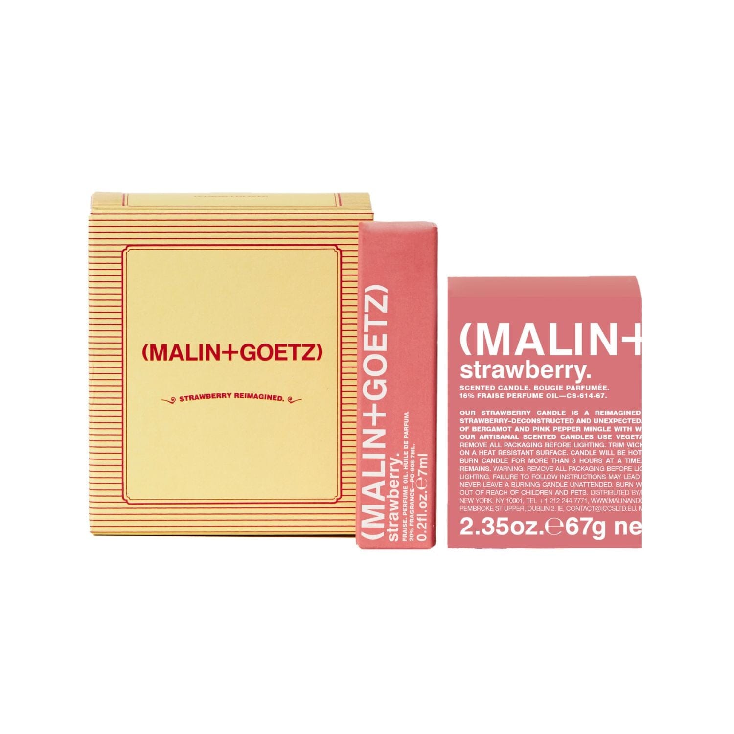 (Malin+Goetz) Strawberry Reimagined Holiday Set (7ml/67g) All Sets (Malin+Goetz) 