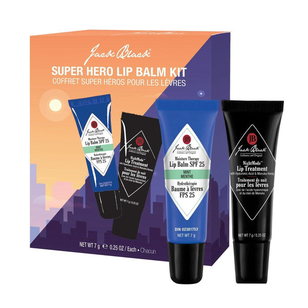 Jack Black Superhero Lip Balm Set (2 x 7g) SPF Lip Balms Jack Black 