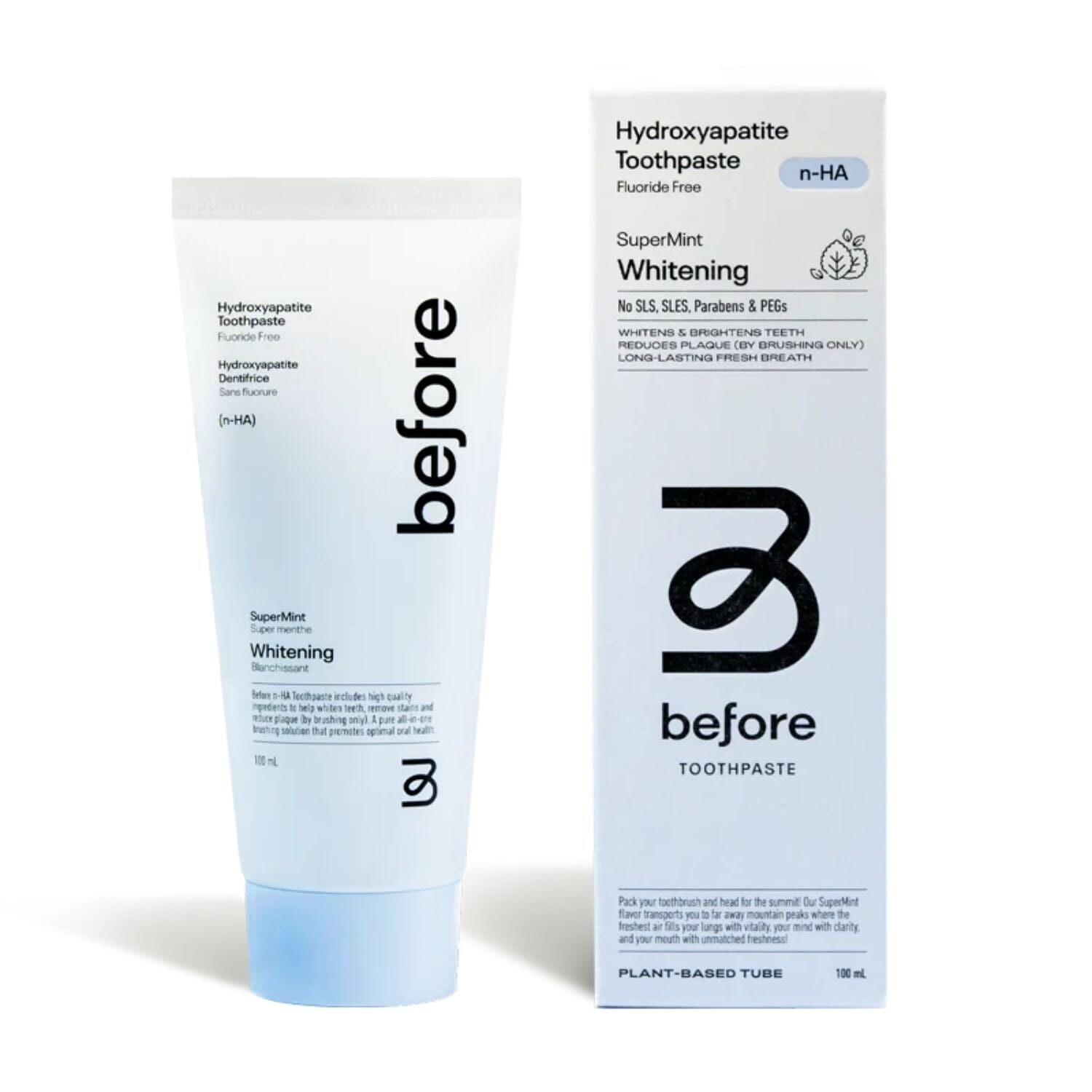 Before n-HA Whitening Toothpaste (100ml) Oral Care Before Toothpaste 