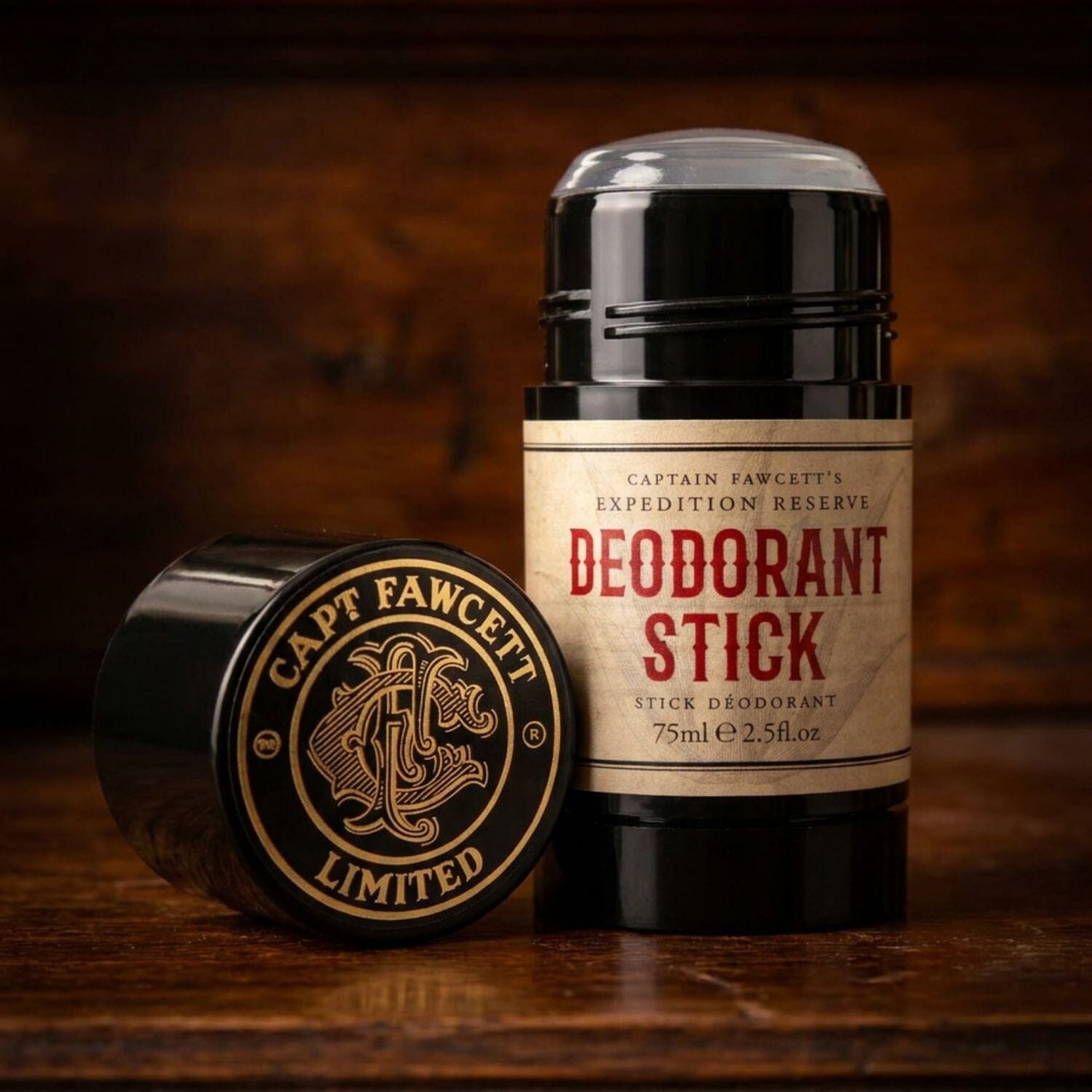 Captain Fawcett Expedition Reserve Deodorant Stick (75ml) Deodorants & Antiperspirants Capt. Fawcett 