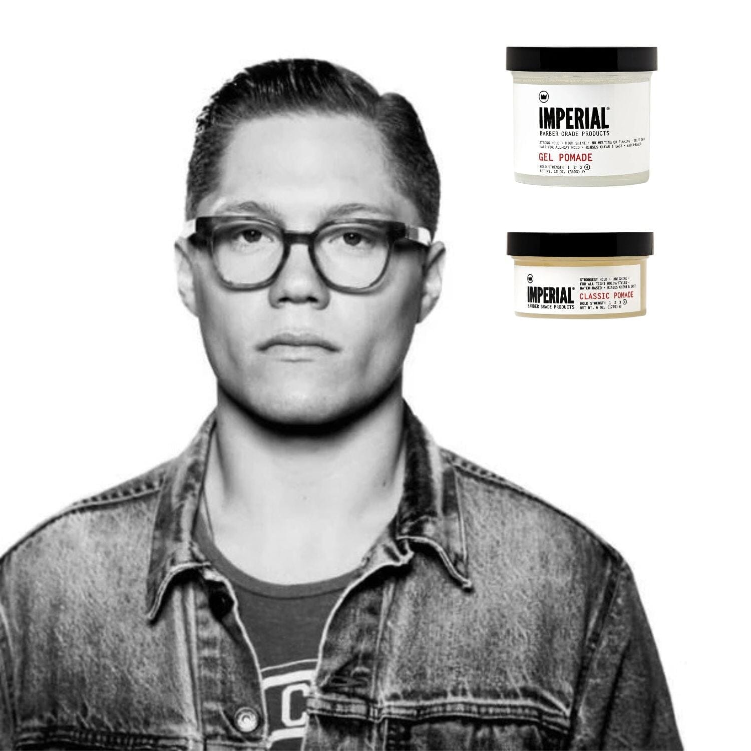 Imperial Classic Pomade (Size Options) Pomades Imperial Barber Products 