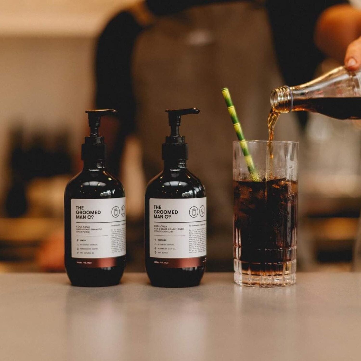 The Groomed Man Co. Cool Cola Shampoo & Conditioner Kit (2 x 300ml) Shampoos The Groomed Man Co. 