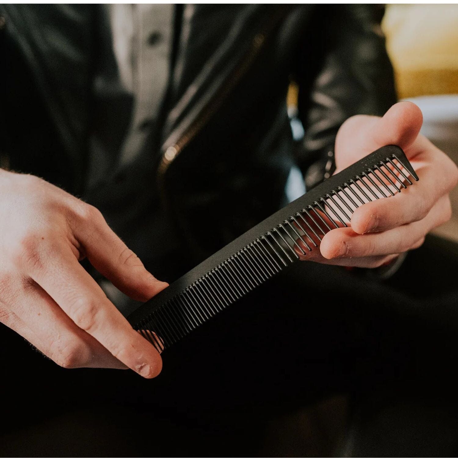 Chicago Comb Co. Model No. 6 Carbon Fiber Comb Combs & Brushes Chicago Comb Co. 