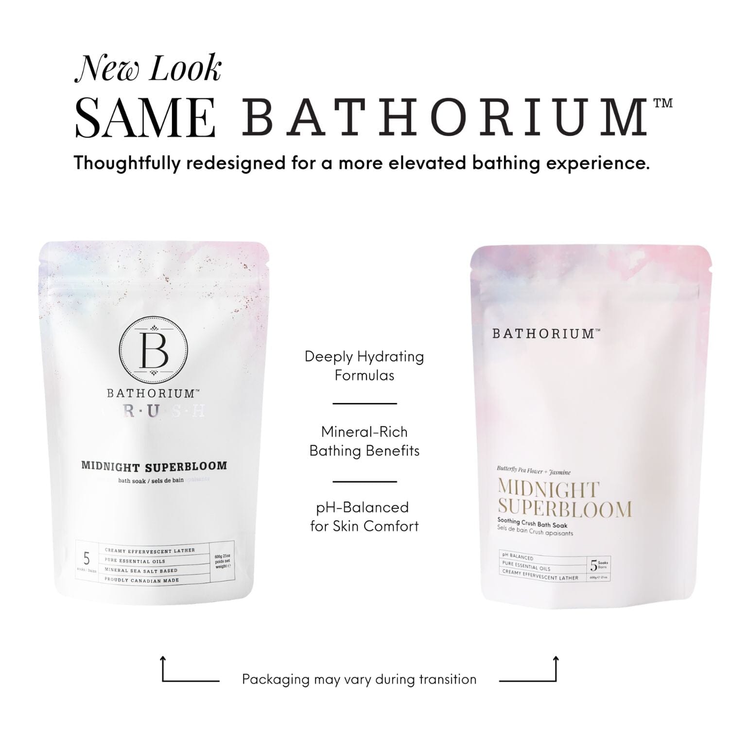 Bathorium Crush Relaxing Bath Soak - Midnight Superbloom (Size Options) Bath Salt / Soaks Bathorium 