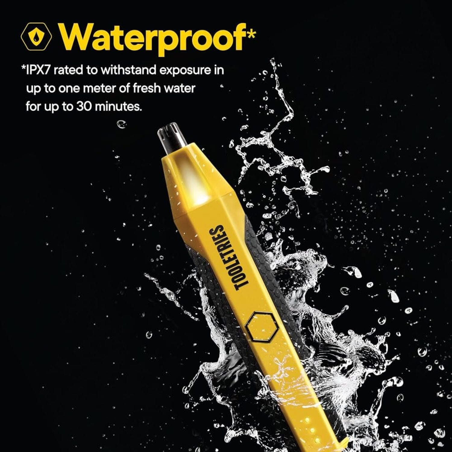 Tooletries The Ranger Electric Nose & Ear Hair Trimmer - Yellow Nose, Ear & Brow Tooletries 