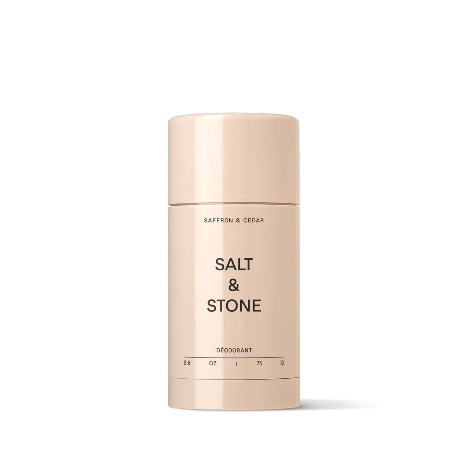Salt & Stone Formula No 1 Extra Strength Natural Deodorant - Saffron & Cedar (75g) Deodorants & Antiperspirants Salt & Stone 