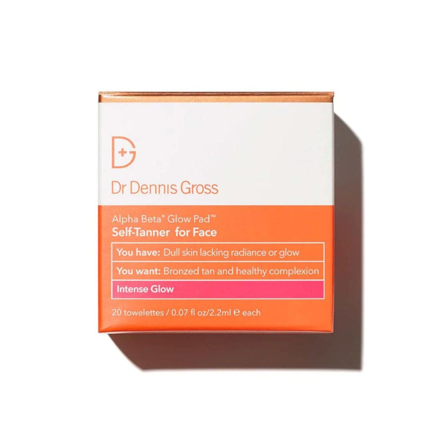 Dr. Dennis Gross Skincare Alpha Beta Glow Pad - Intense Glow (20 applications) Self Tanners Dr. Dennis Gross 