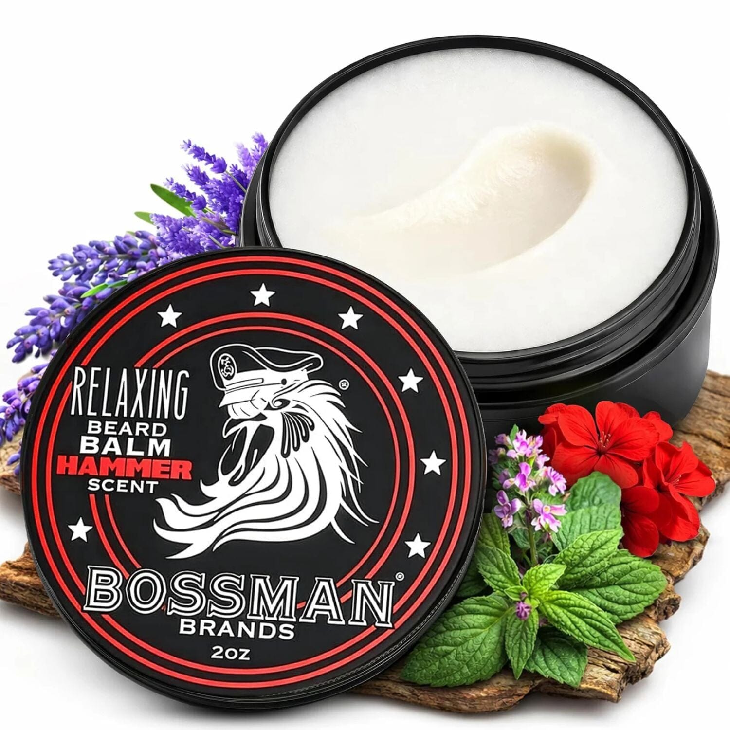 Bossman Relaxing Beard Balm - Hammer (2oz) Beard Balms Bossman 