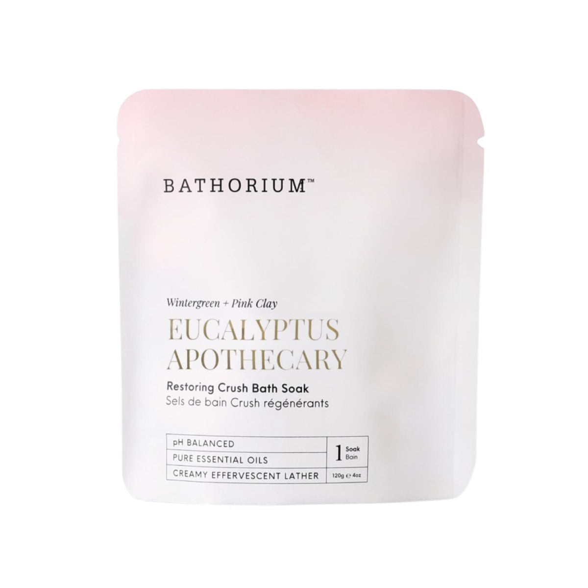 Bathorium Crush Rejuvenating Bath Soak - Eucalyptus Apothecary (Size Options) Bath Salt / Soaks Bathorium 120g (1 bath) 