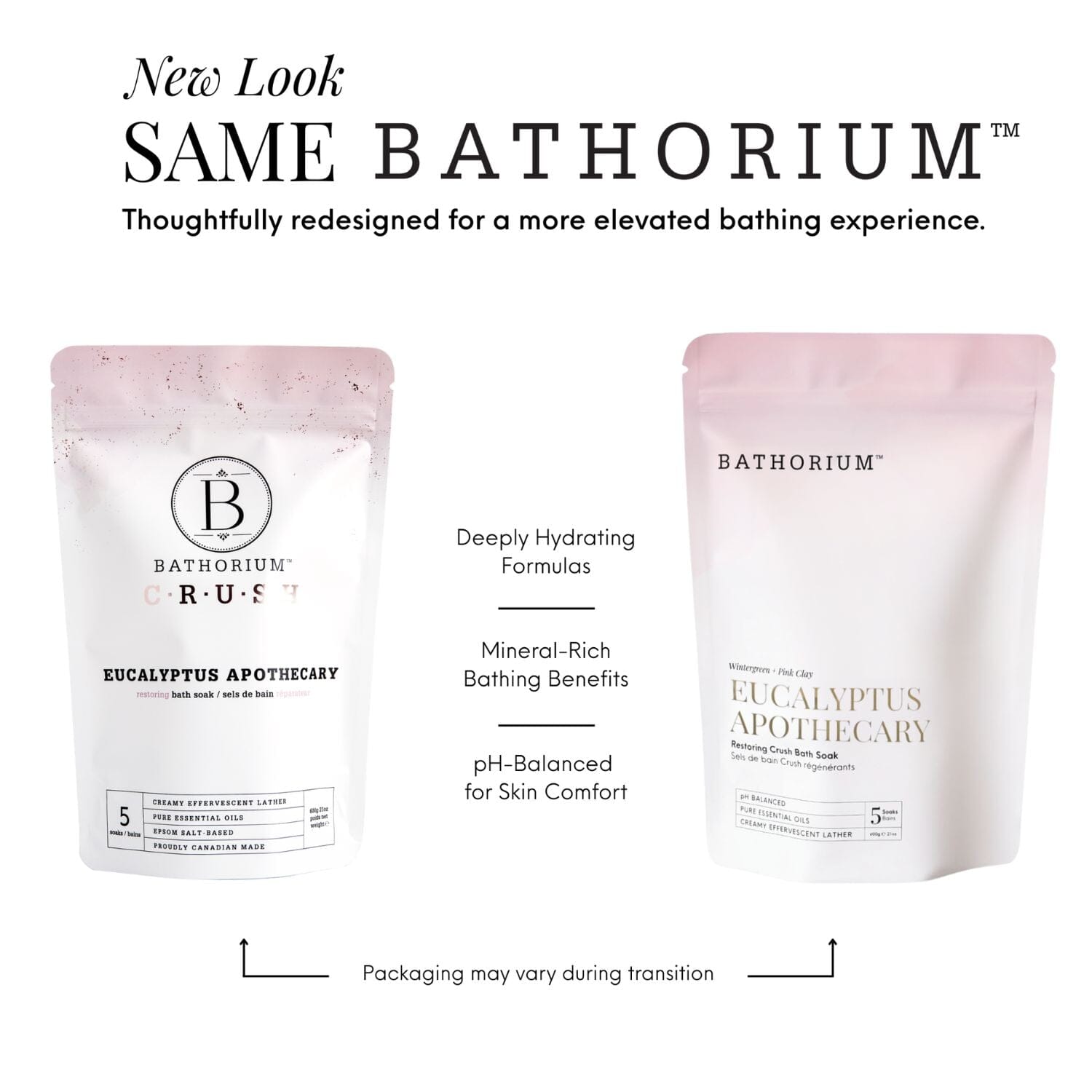 Bathorium Crush Rejuvenating Bath Soak - Eucalyptus Apothecary (Size Options) Bath Salt / Soaks Bathorium 