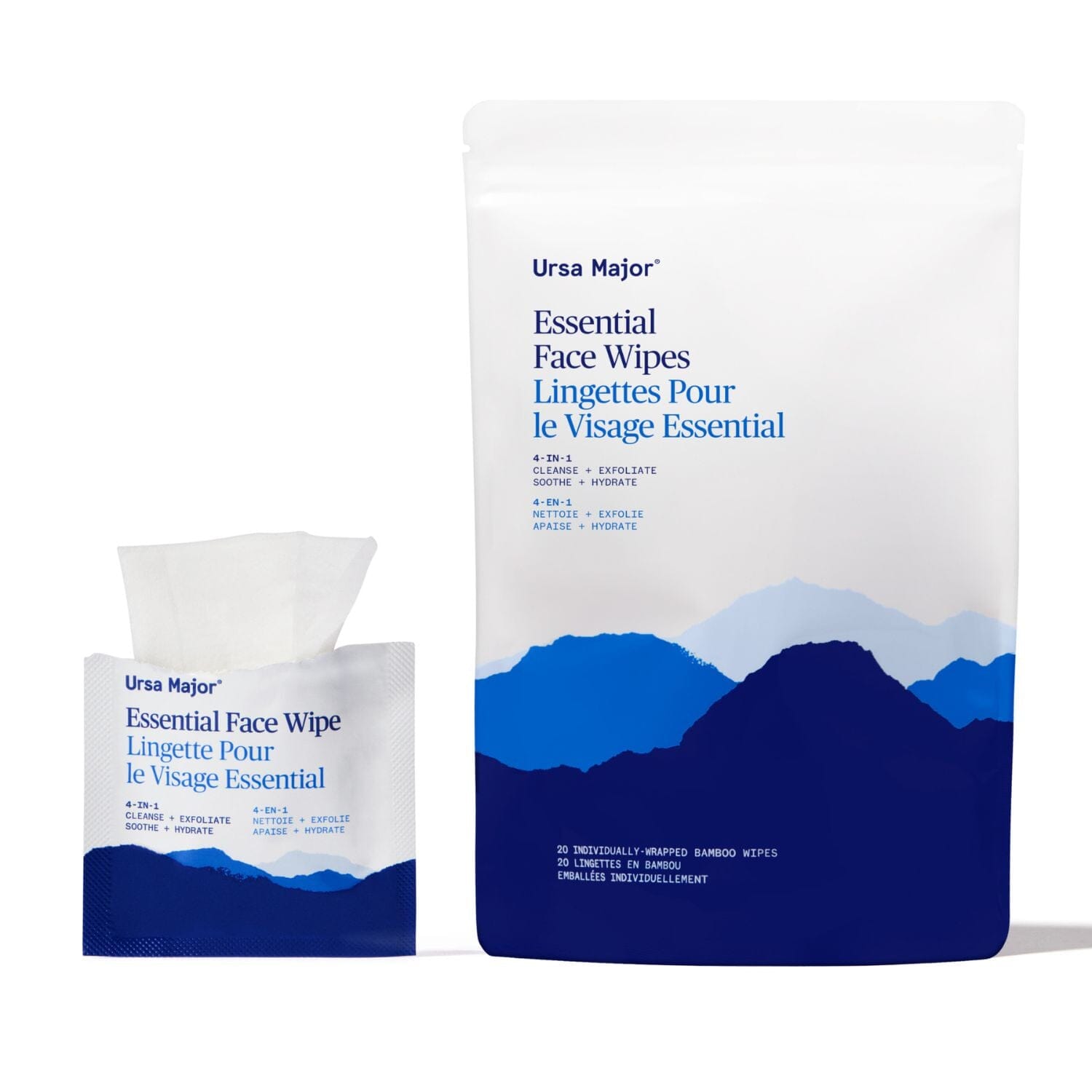 Ursa Major Essential Face Wipes (20ct) Toners Ursa Major 