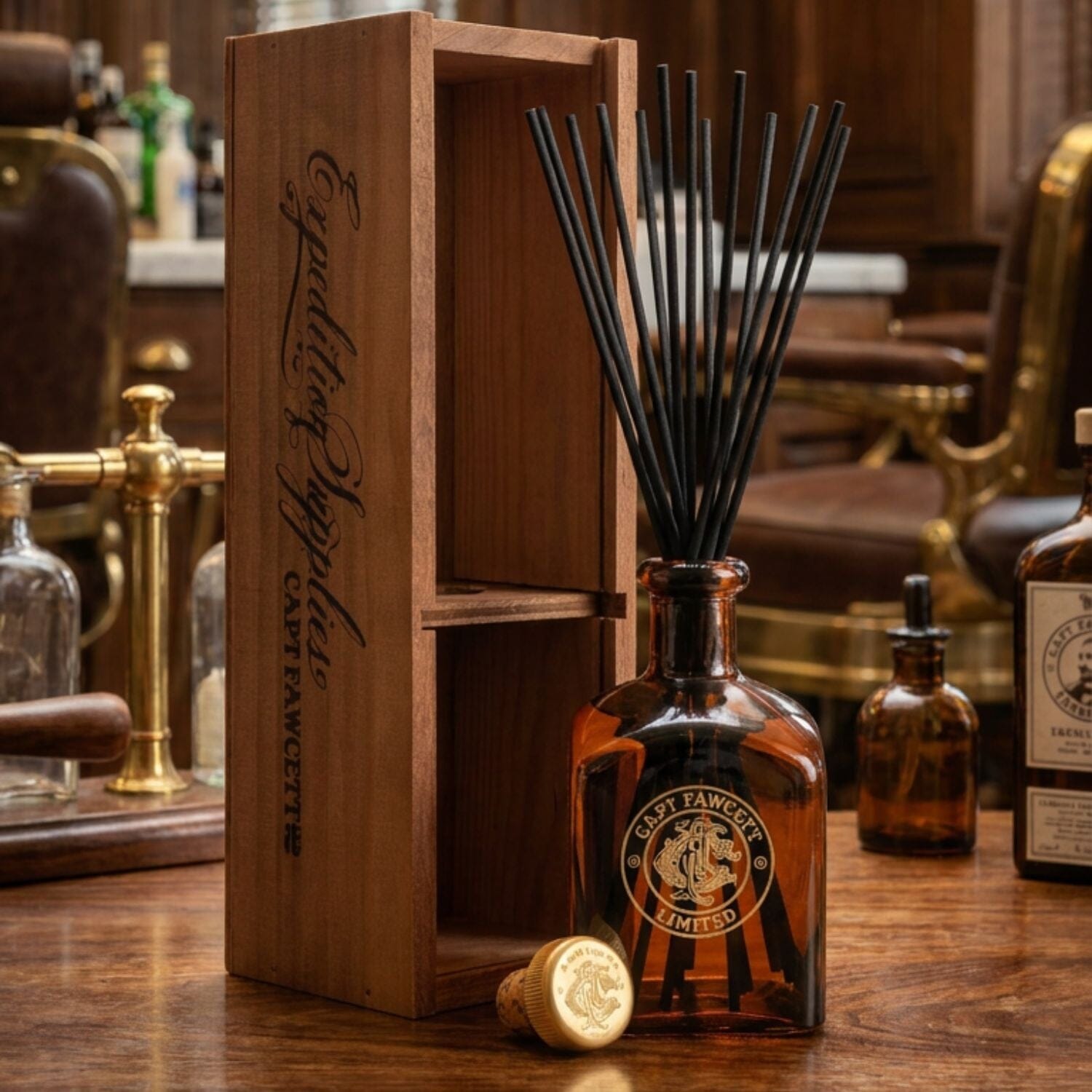 Captain Fawcett's Reed Diffuser - Expedition Reserve (250ml) Reed Diffuser Capt. Fawcett 