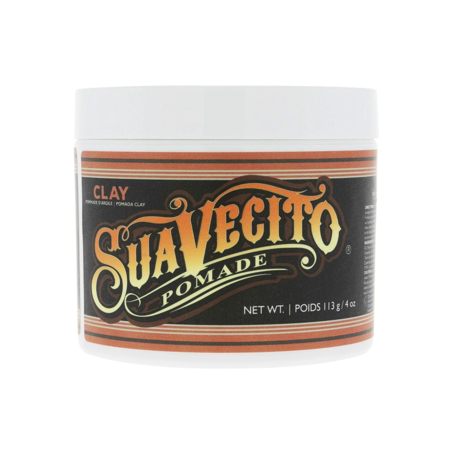 Suavecito Clay Pomade (113g) Clays Suavecito 