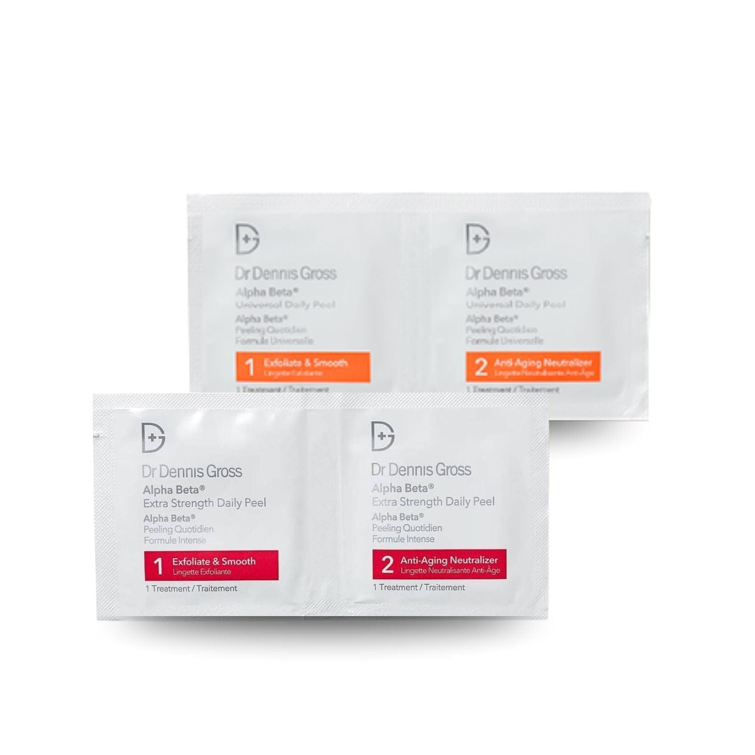 Dr. Dennis Gross Alpha Beta Peel - 10 Packettes (5 Universal + 5 Extra Strength) Pads & Peels Dr. Dennis Gross 