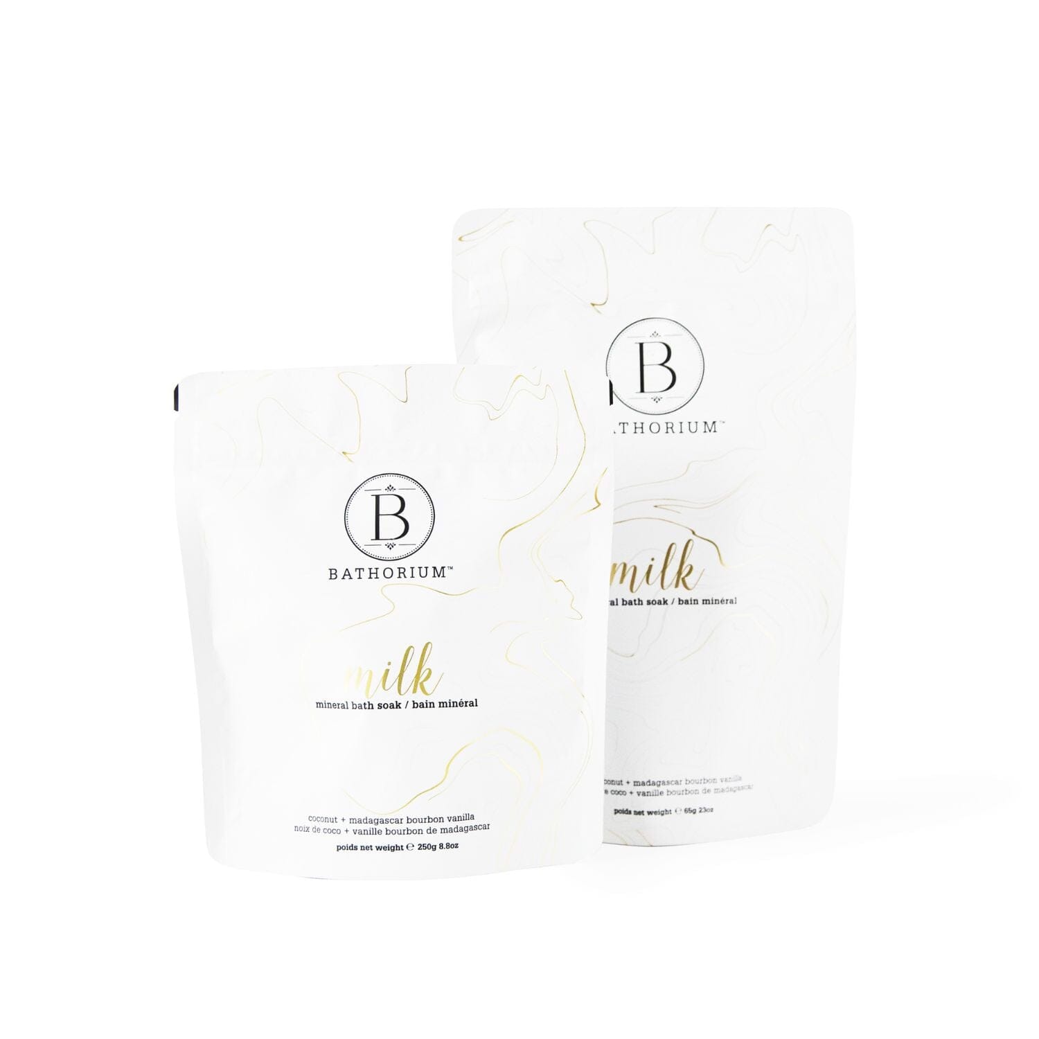 Bathorium Milk Coconut + Vanilla Mineral Bath Soak (Size Options) Bath Salt / Soaks Bathorium 