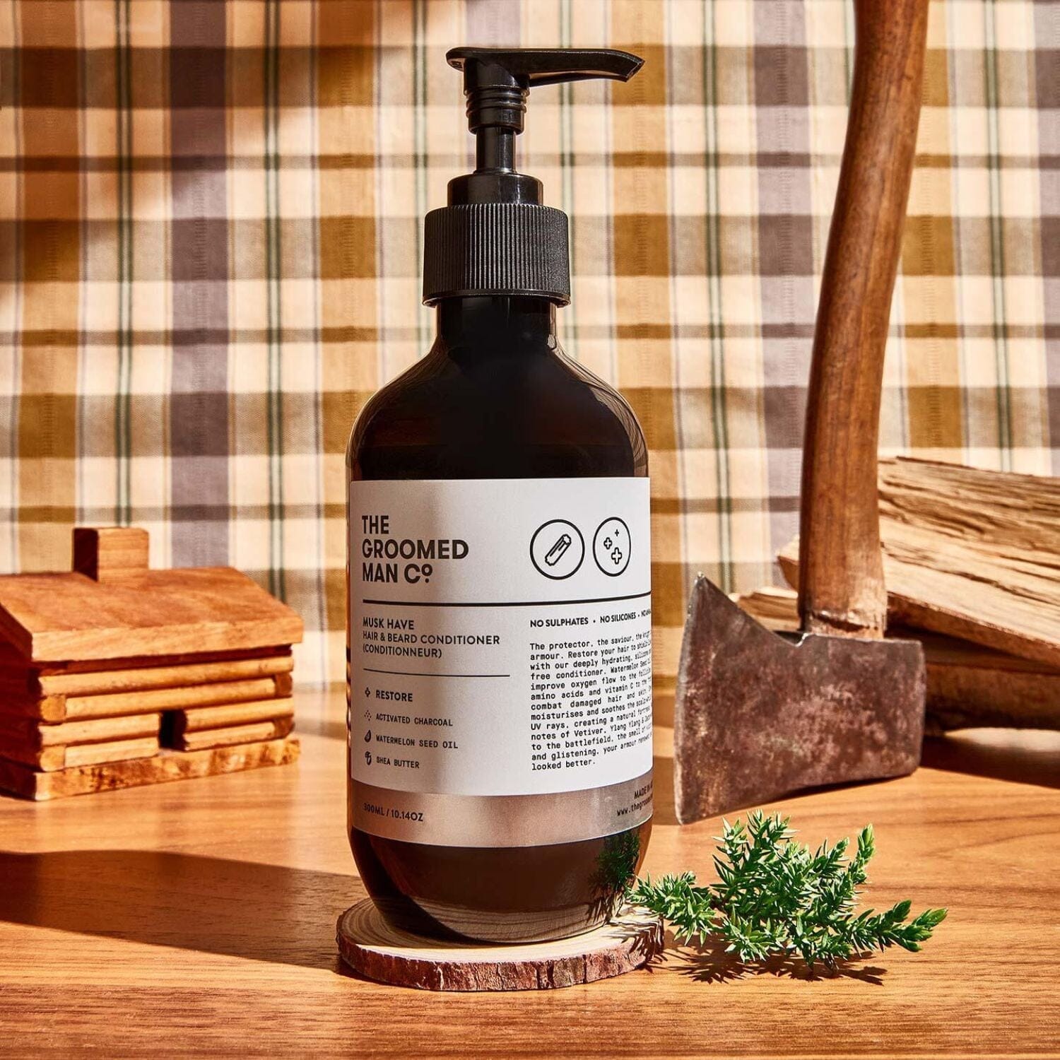 The Groomed Man Co. Musk Have Hair + Beard Conditioner (300ml) Conditioners The Groomed Man Co. 