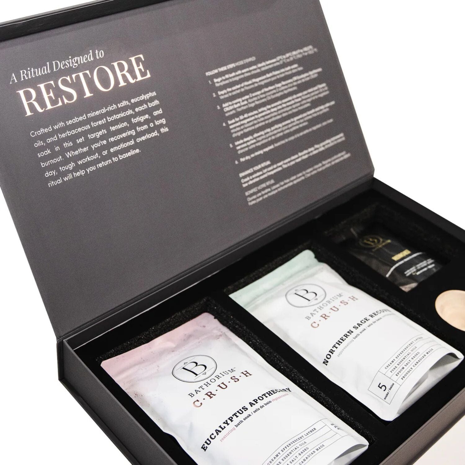 Bathorium Drenched in Renewal Luxe Bath Soak Gift Set Bath Salt / Soaks Bathorium 