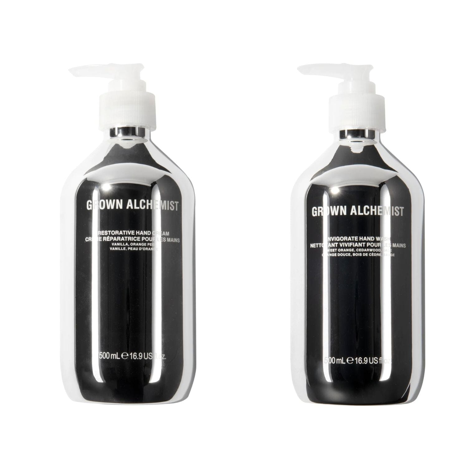 Grown Alchemist Hand Care Set: Chrome Edition (2 x 500ml) Hand Care Grown Alchemist 