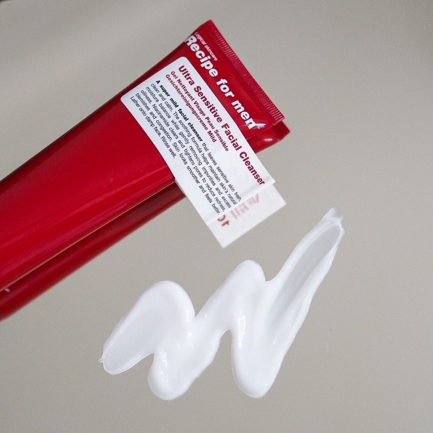 Recipe For Men Ultra Sensitive Facial Cleanser (100ml) Cleansers Recipe For Men 