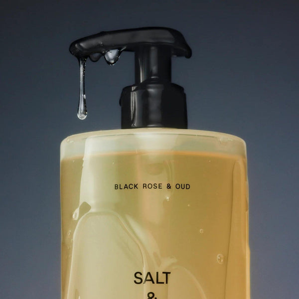 Salt & Stone Body Wash - Black Rose & Oud (450ml) Body Wash Salt & Stone 