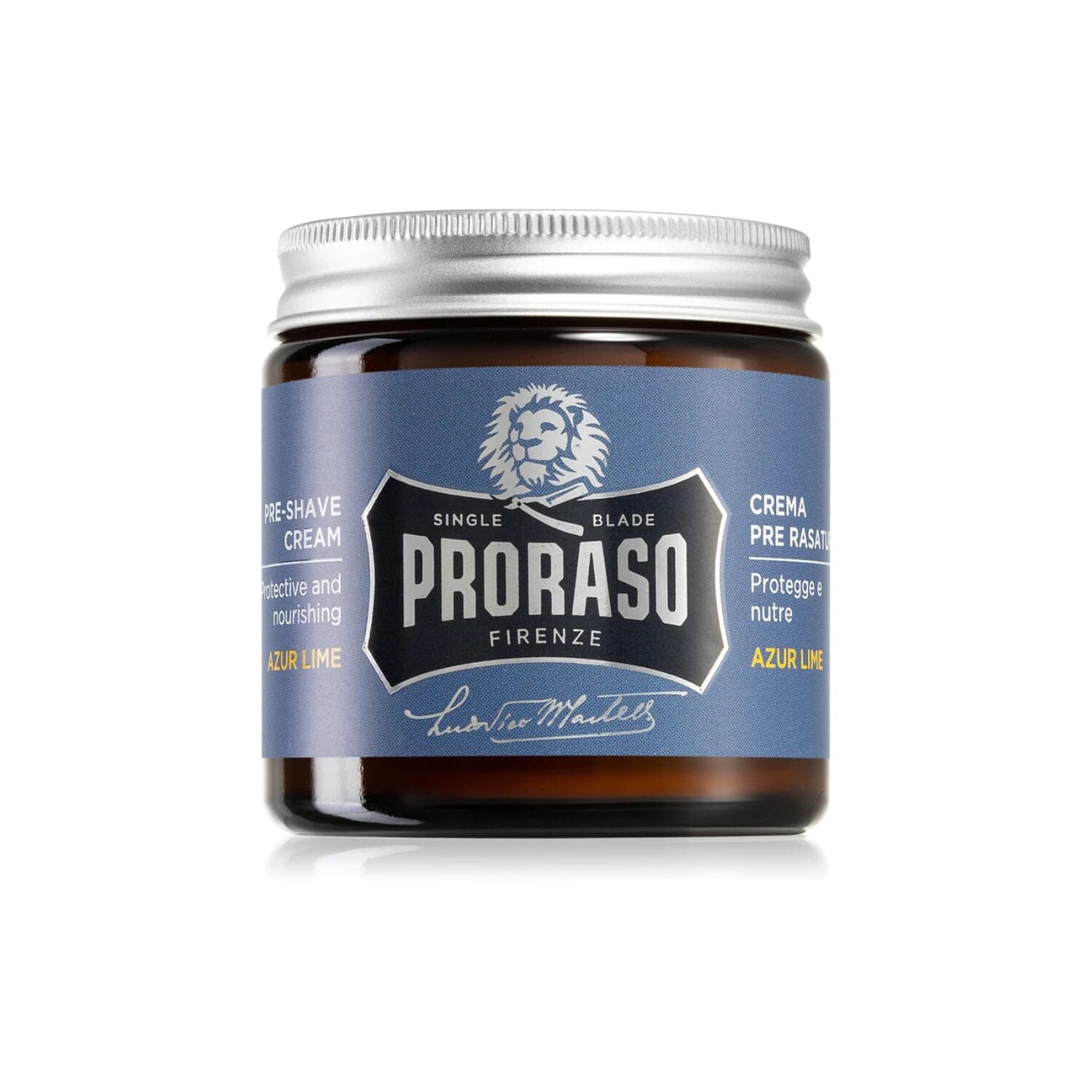 Proraso Single Blade Pre-Shave Cream - Azur Lime (100ml) Pre-Shave Proraso 