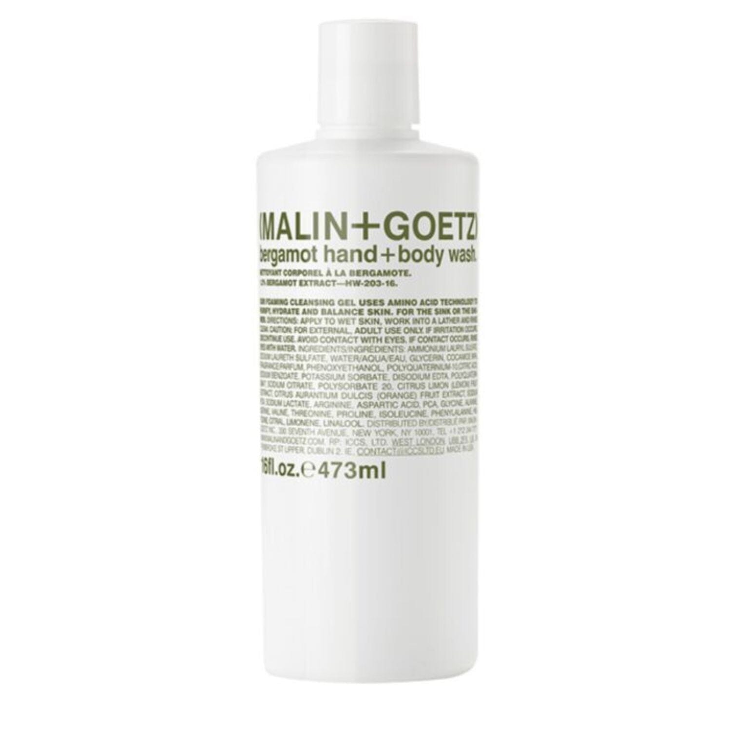 (Malin+Goetz) Bergamot Hand + Body Wash (Size Options) Shower Gels & Washes (Malin+Goetz) 473ml 