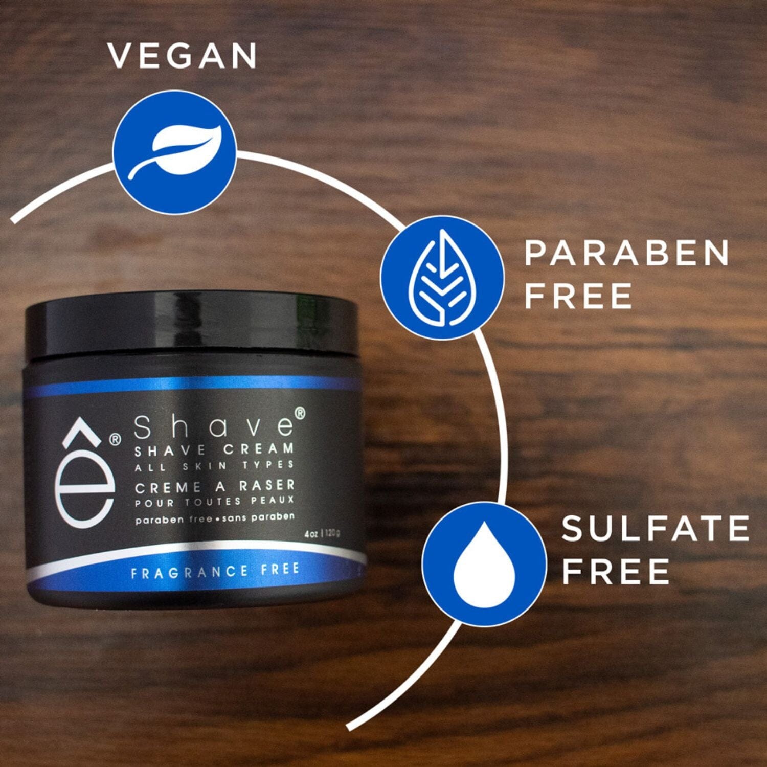 eShave Shave Cream - Fragrance Free (113g) Shaving Creams eShave 