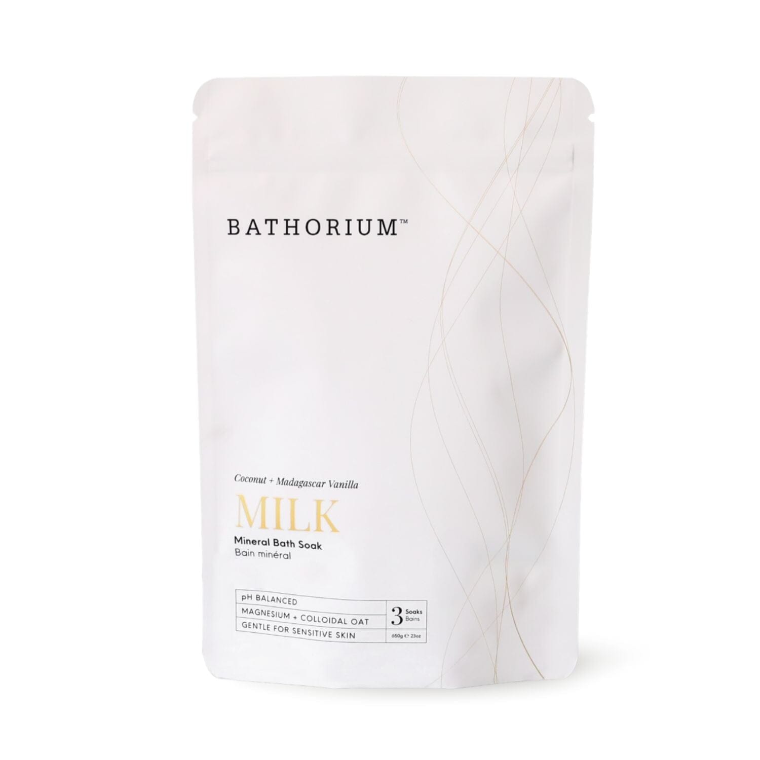 Bathorium Milk Coconut + Vanilla Mineral Bath Soak (650g) Bath Salt / Soaks Bathorium 